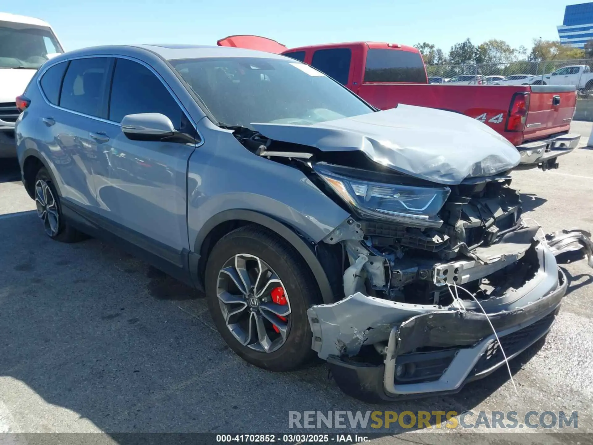 1 Photograph of a damaged car 5J6RW1H84LA005474 HONDA CR-V 2020