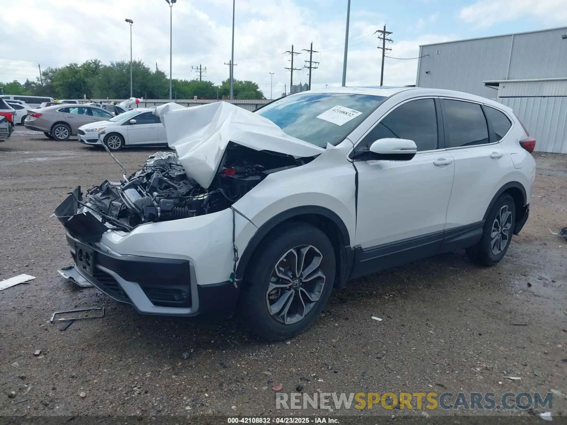 2 Photograph of a damaged car 5J6RW1H85LA001238 HONDA CR-V 2020