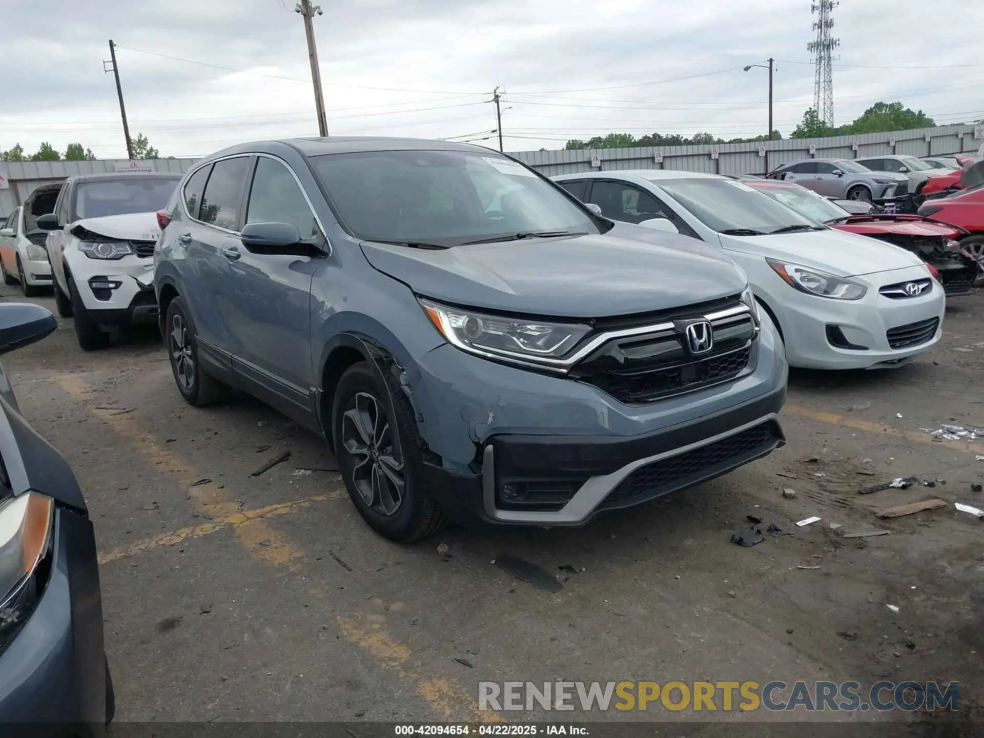 1 Photograph of a damaged car 5J6RW1H87LL002878 HONDA CR-V 2020