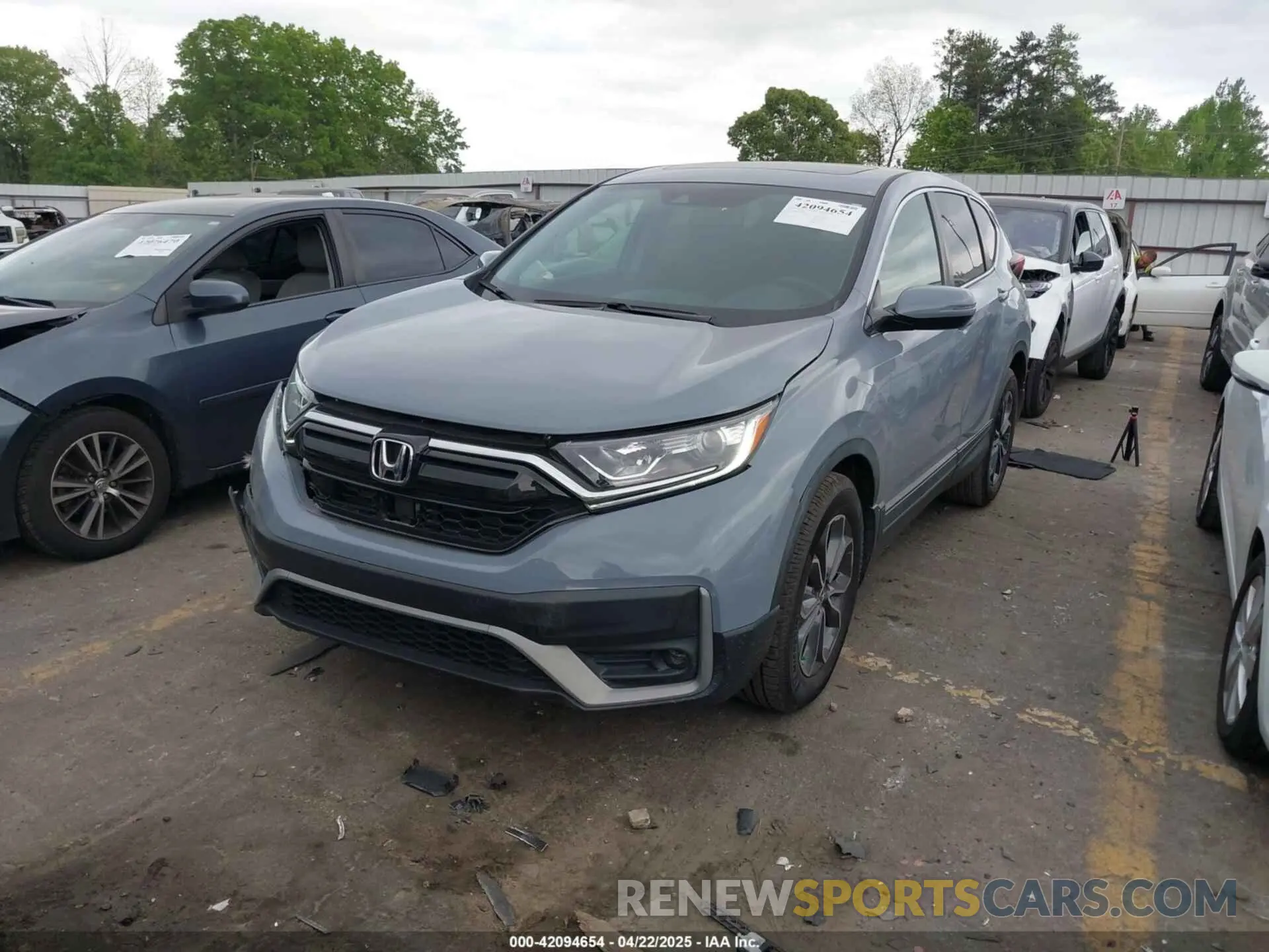 2 Photograph of a damaged car 5J6RW1H87LL002878 HONDA CR-V 2020