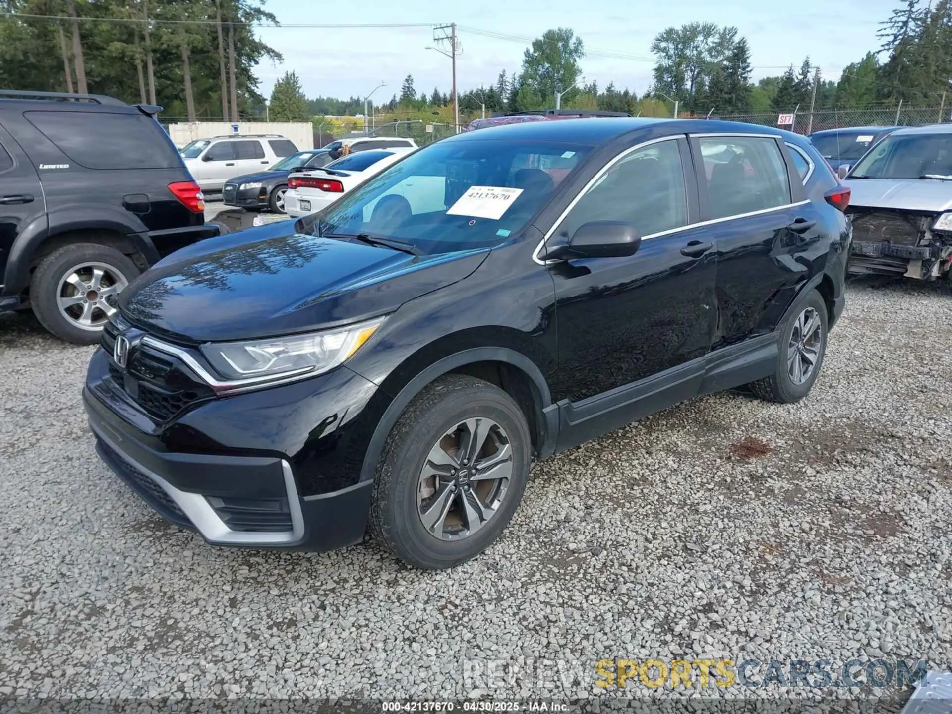 2 Photograph of a damaged car 5J6RW2H20LA009247 HONDA CR-V 2020