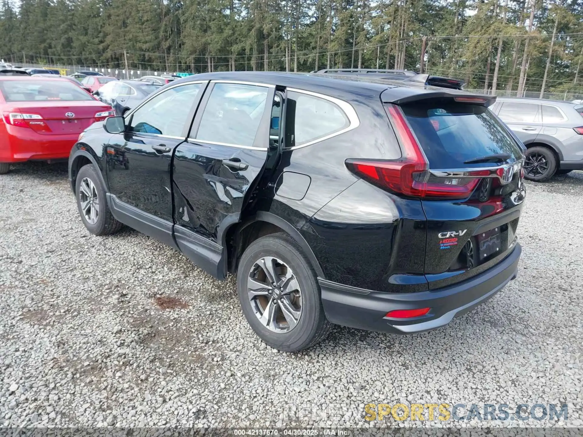 3 Photograph of a damaged car 5J6RW2H20LA009247 HONDA CR-V 2020