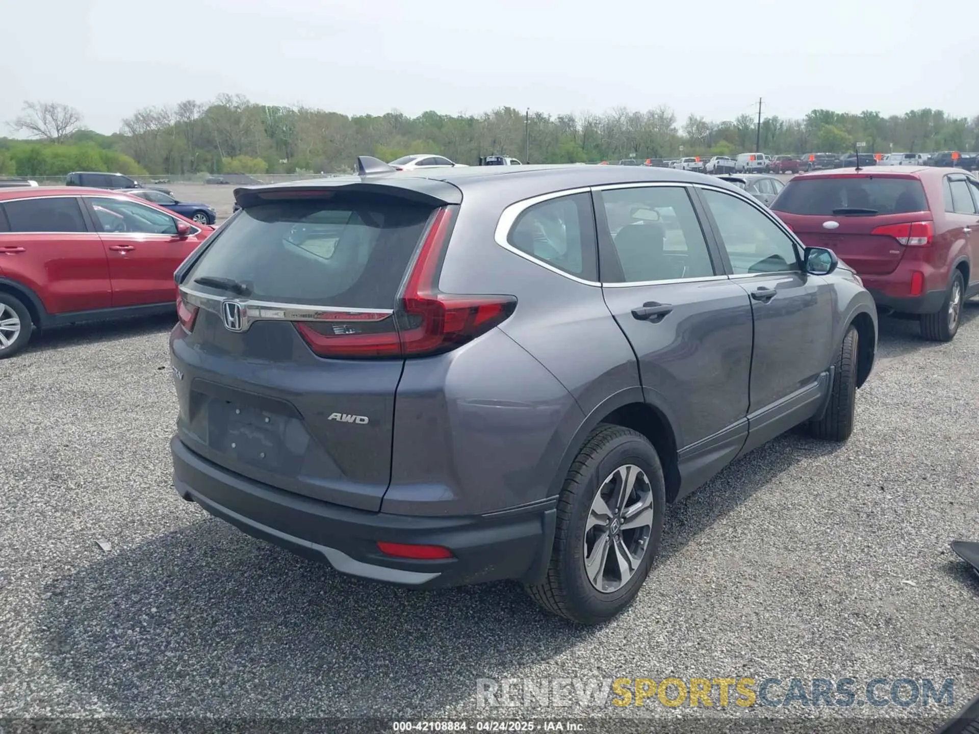 4 Фотография поврежденного автомобиля 5J6RW2H27LL018354 HONDA CR-V 2020