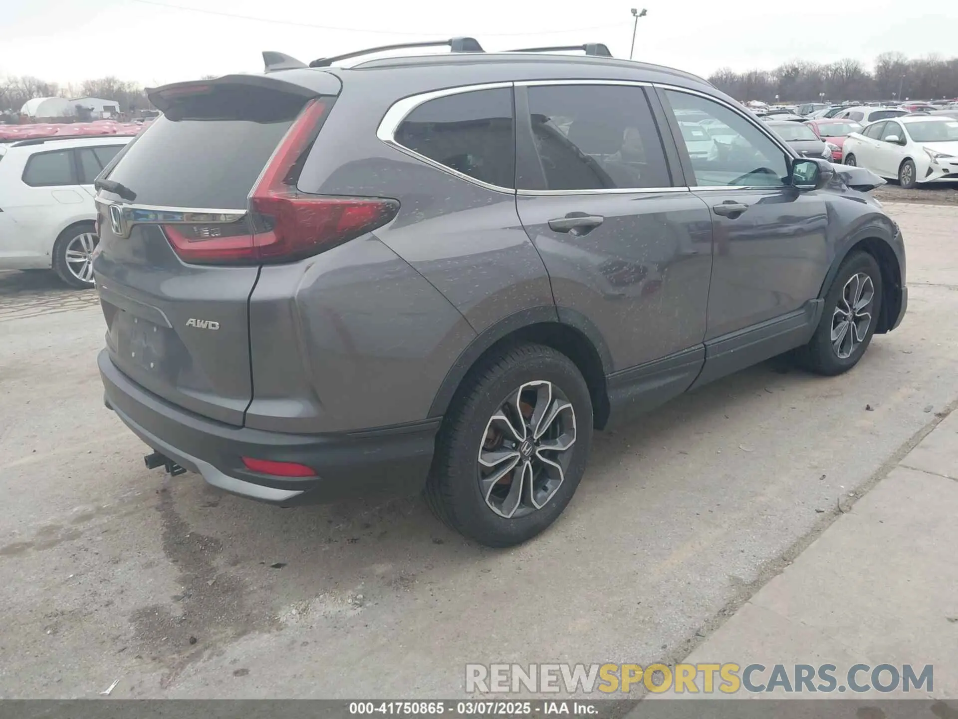 4 Фотография поврежденного автомобиля 5J6RW2H54LL009279 HONDA CR-V 2020