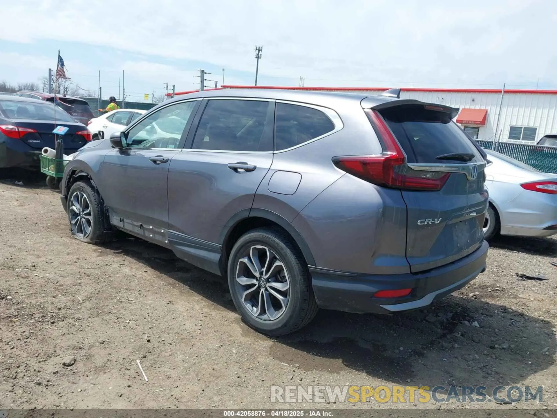 3 Фотография поврежденного автомобиля 5J6RW2H56LL045328 HONDA CR-V 2020