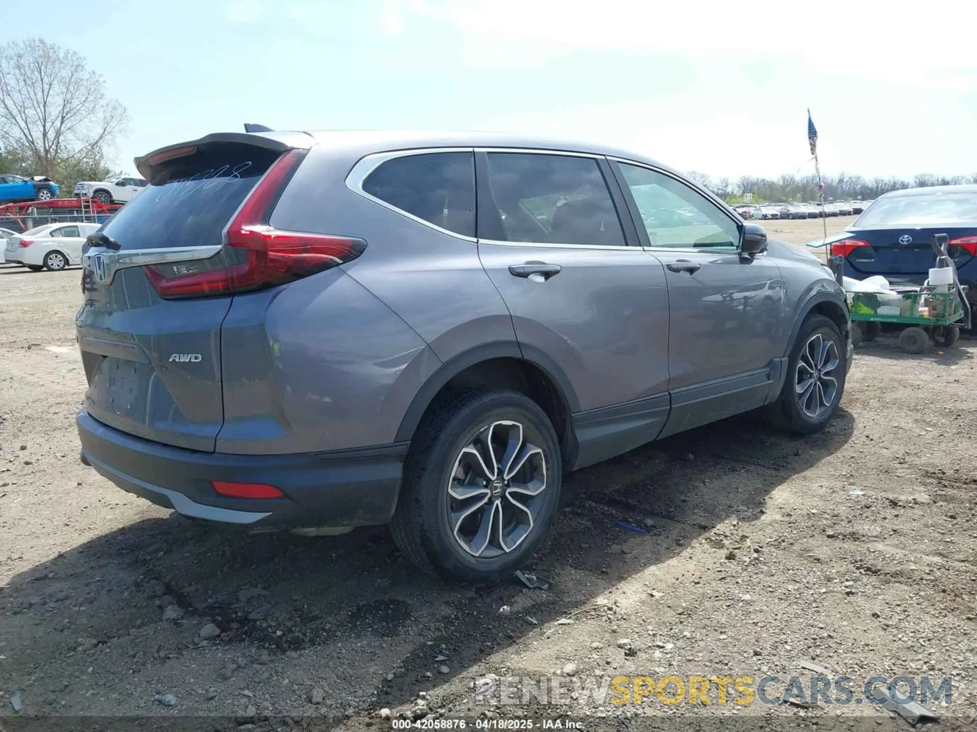 4 Фотография поврежденного автомобиля 5J6RW2H56LL045328 HONDA CR-V 2020