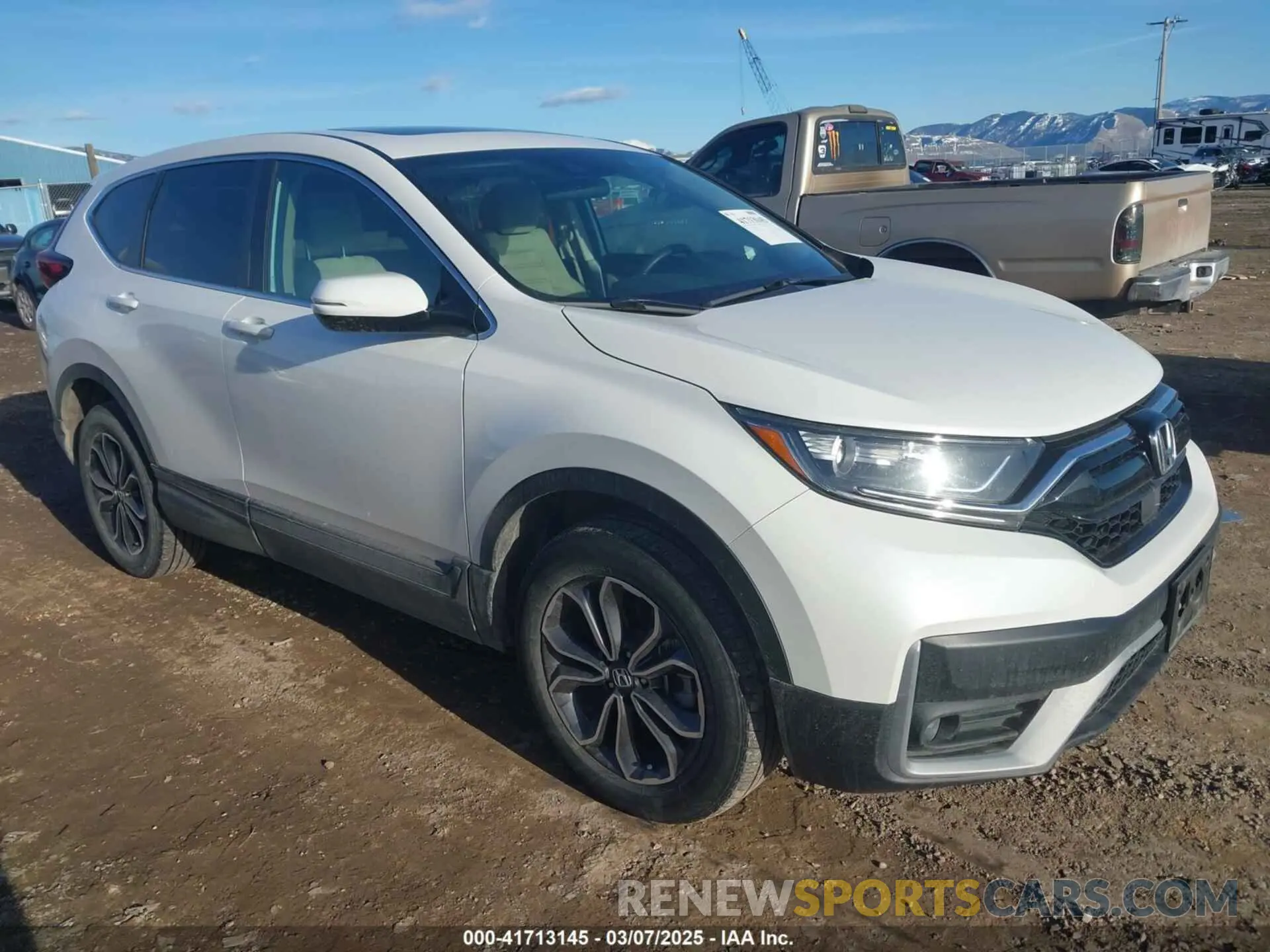 1 Photograph of a damaged car 5J6RW2H58LA013525 HONDA CR-V 2020