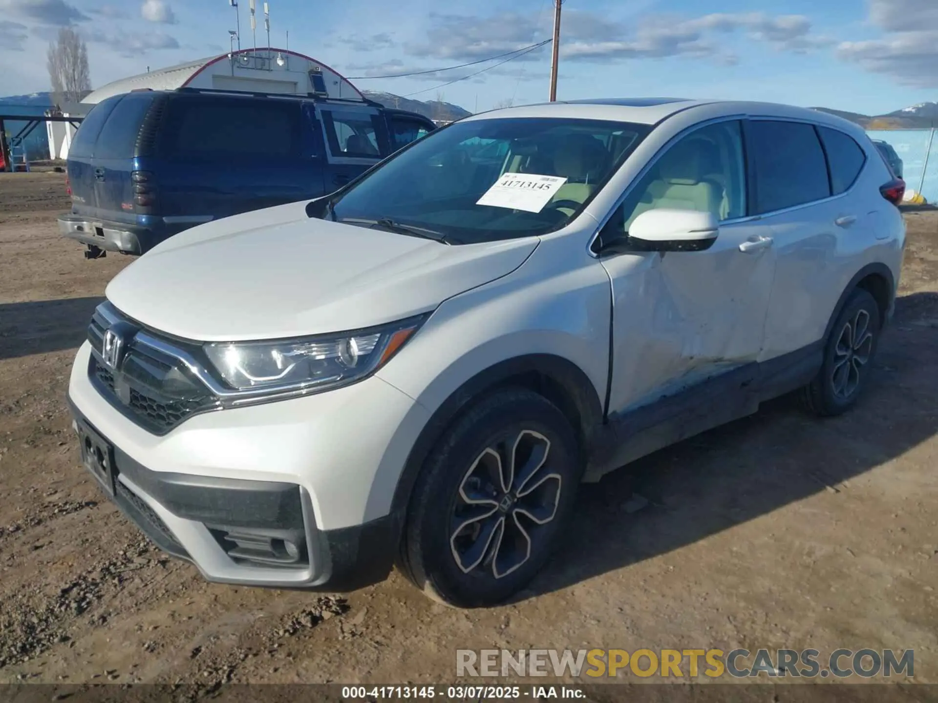 2 Photograph of a damaged car 5J6RW2H58LA013525 HONDA CR-V 2020