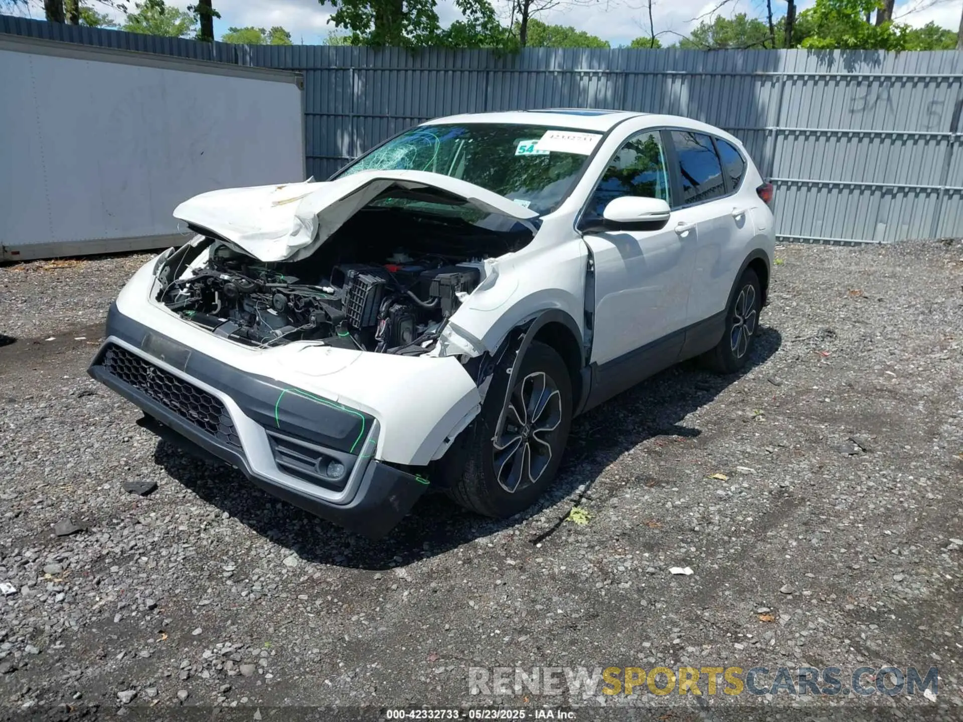 2 Фотография поврежденного автомобиля 5J6RW2H5XLA020413 HONDA CR-V 2020