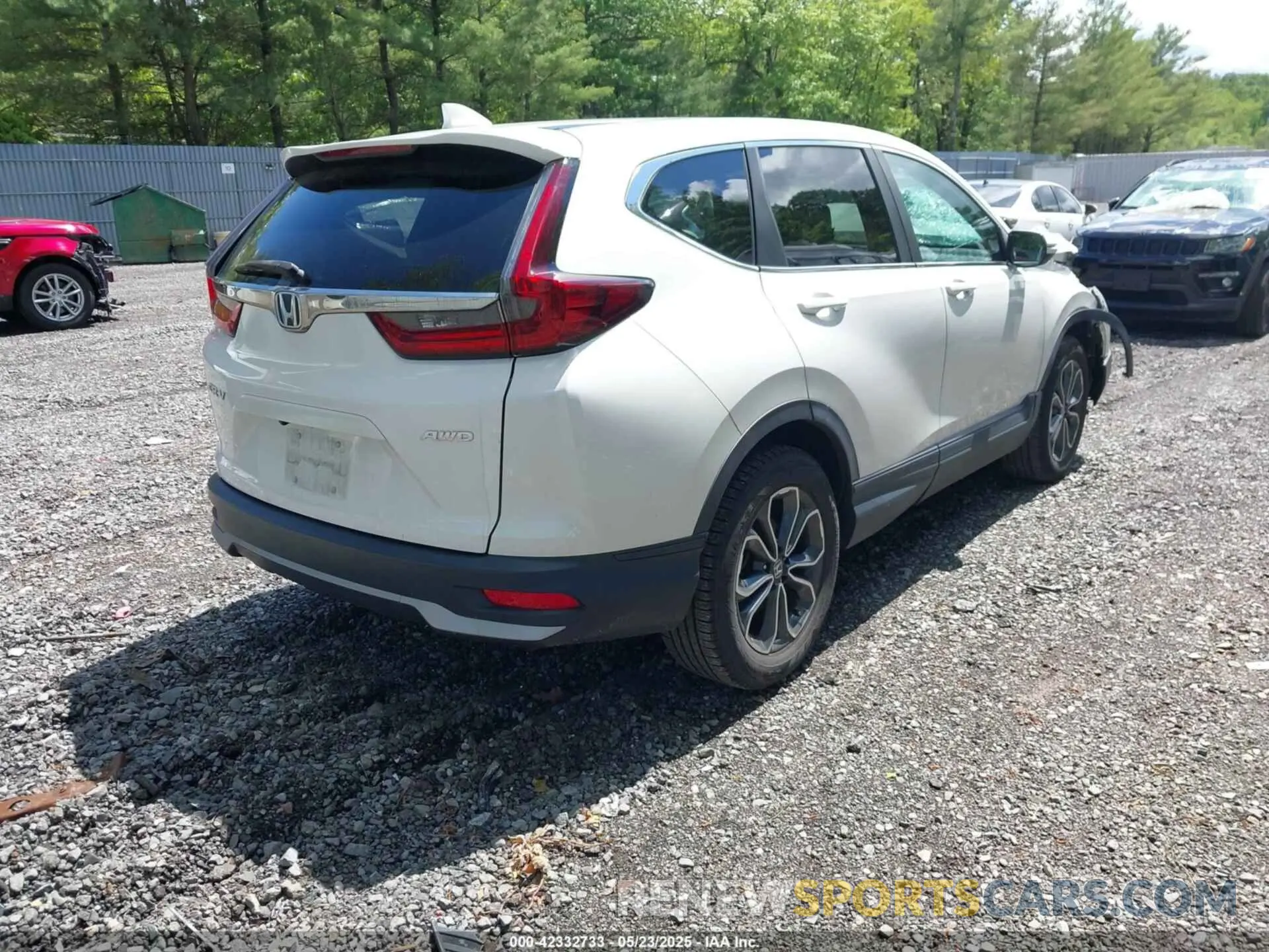 4 Фотография поврежденного автомобиля 5J6RW2H5XLA020413 HONDA CR-V 2020