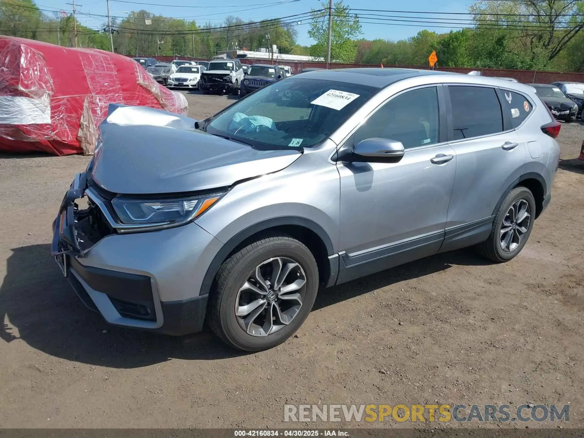 2 Photograph of a damaged car 5J6RW2H80LA022181 HONDA CR-V 2020