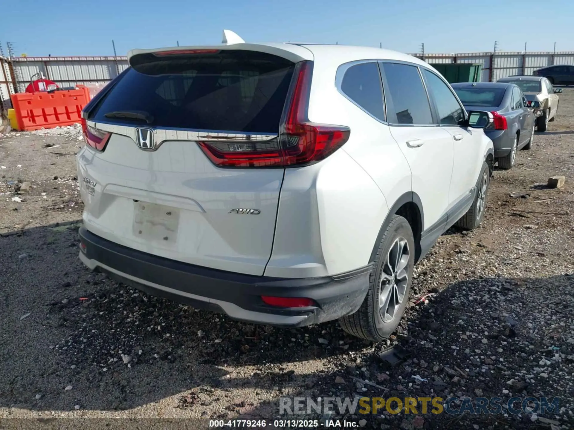 4 Фотография поврежденного автомобиля 5J6RW2H80LL021276 HONDA CR-V 2020