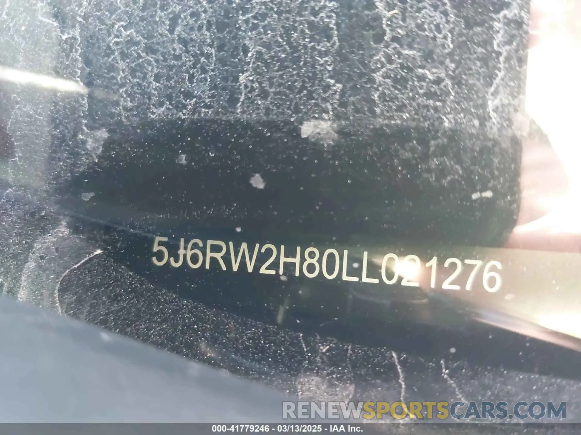 9 Фотография поврежденного автомобиля 5J6RW2H80LL021276 HONDA CR-V 2020
