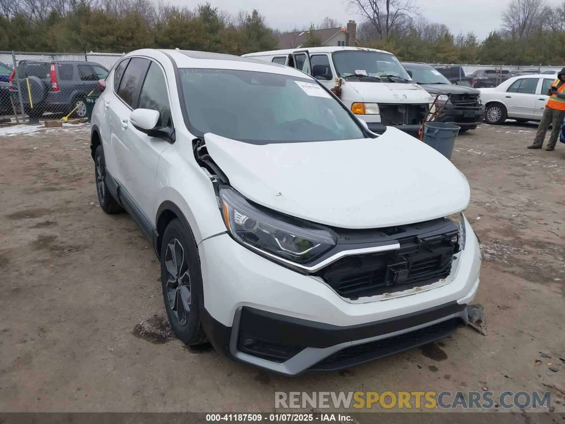 1 Фотография поврежденного автомобиля 5J6RW2H81LL047613 HONDA CR-V 2020
