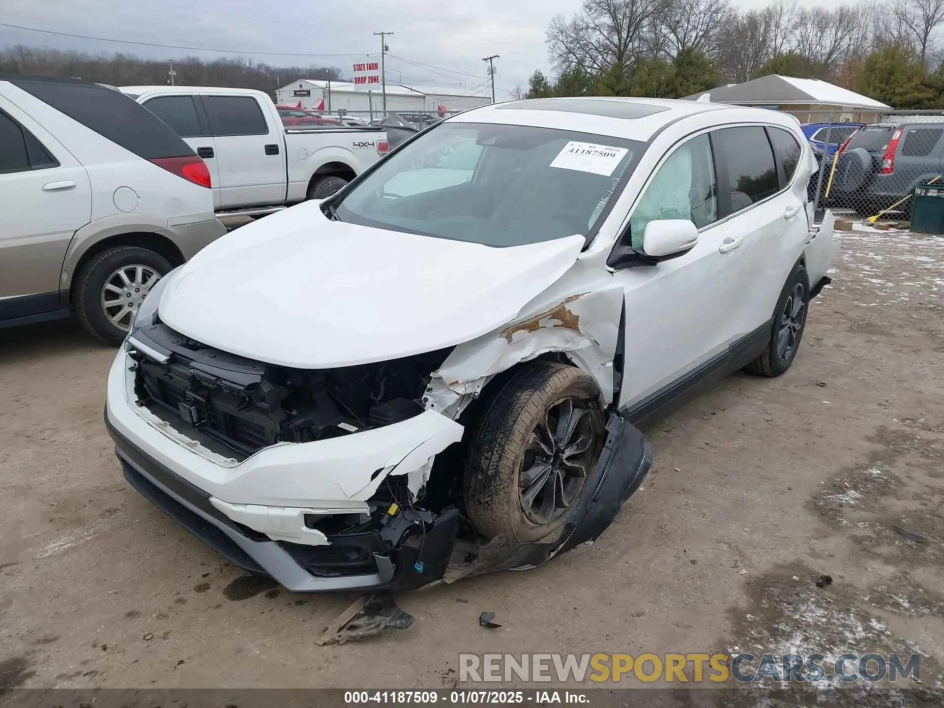 6 Фотография поврежденного автомобиля 5J6RW2H81LL047613 HONDA CR-V 2020