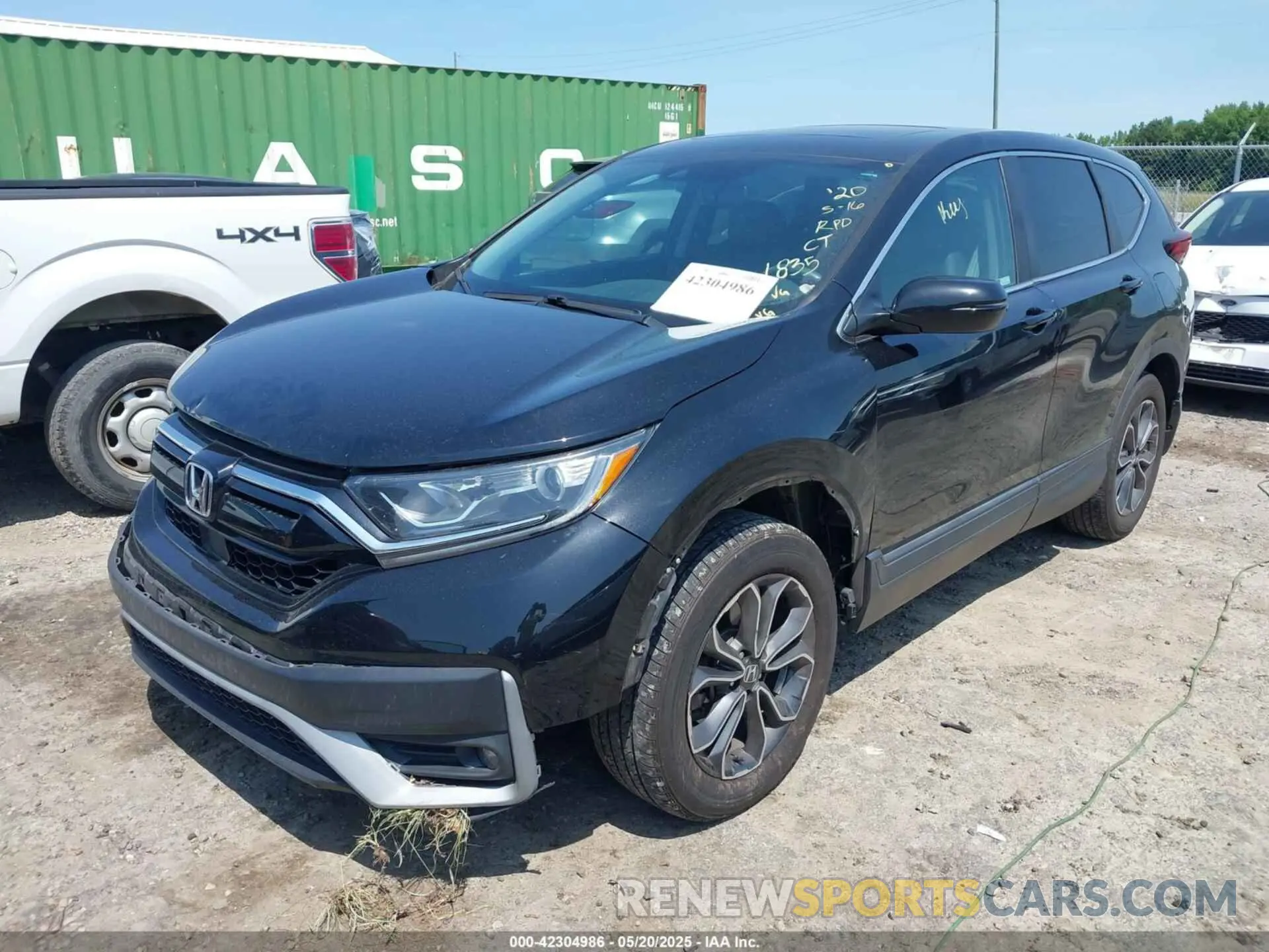 2 Фотография поврежденного автомобиля 5J6RW2H85LA021835 HONDA CR-V 2020