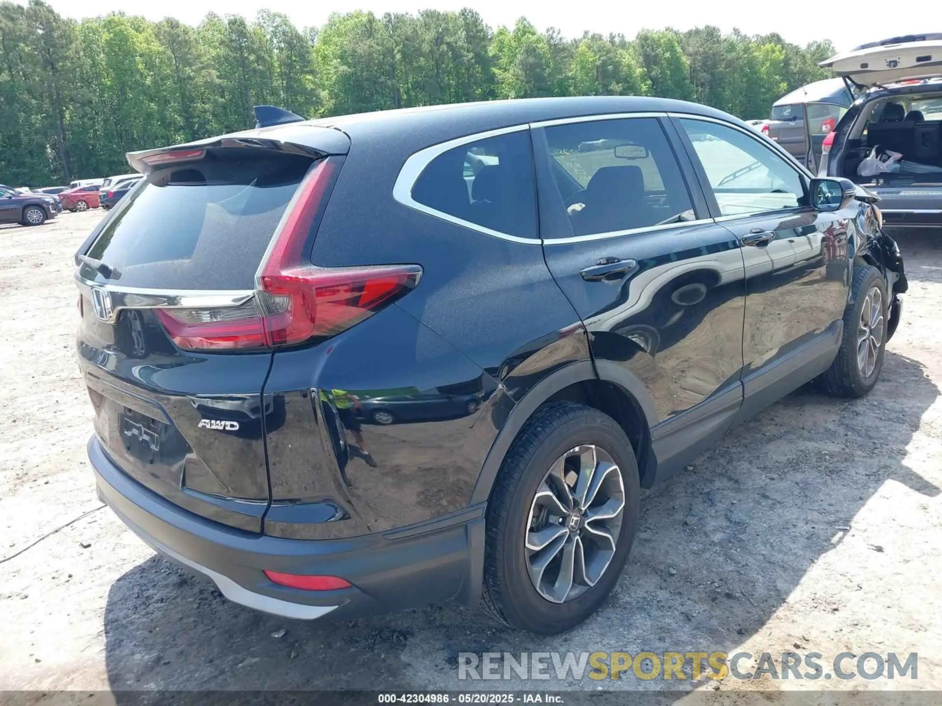 4 Фотография поврежденного автомобиля 5J6RW2H85LA021835 HONDA CR-V 2020