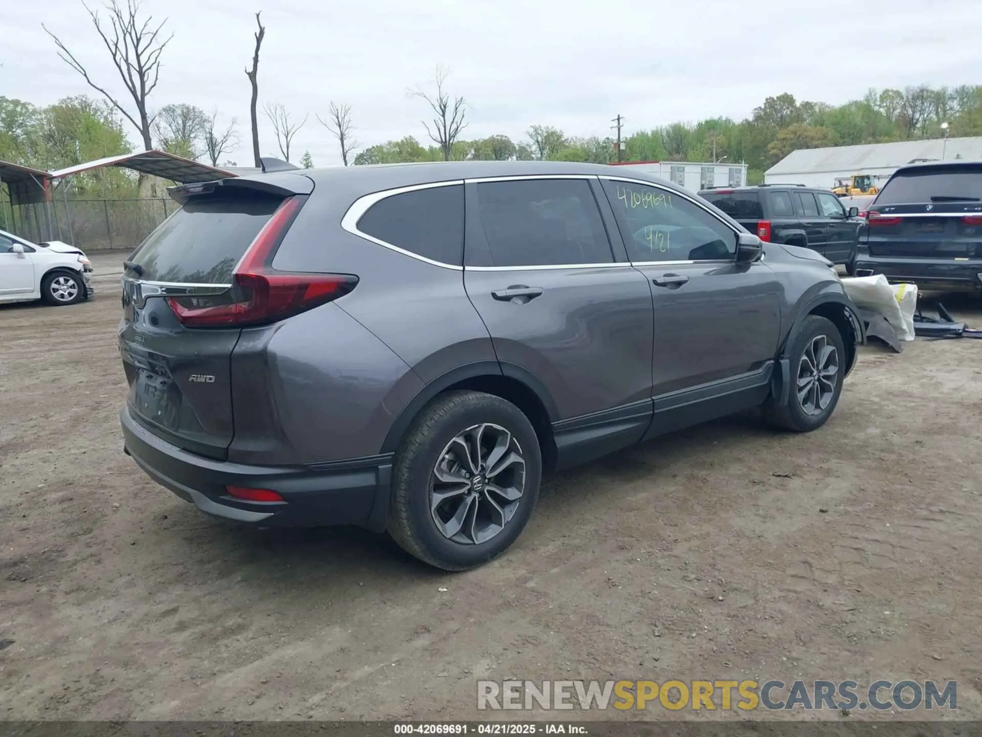 4 Фотография поврежденного автомобиля 5J6RW2H86LA019270 HONDA CR-V 2020
