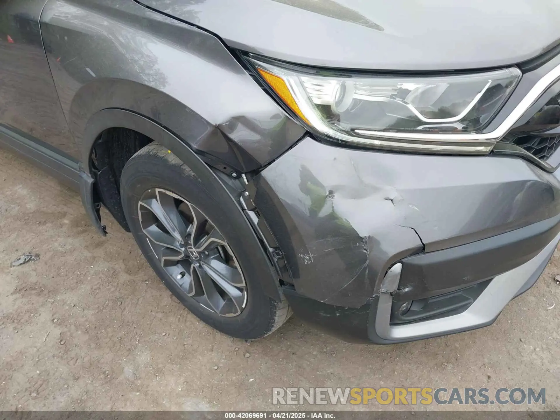 6 Фотография поврежденного автомобиля 5J6RW2H86LA019270 HONDA CR-V 2020