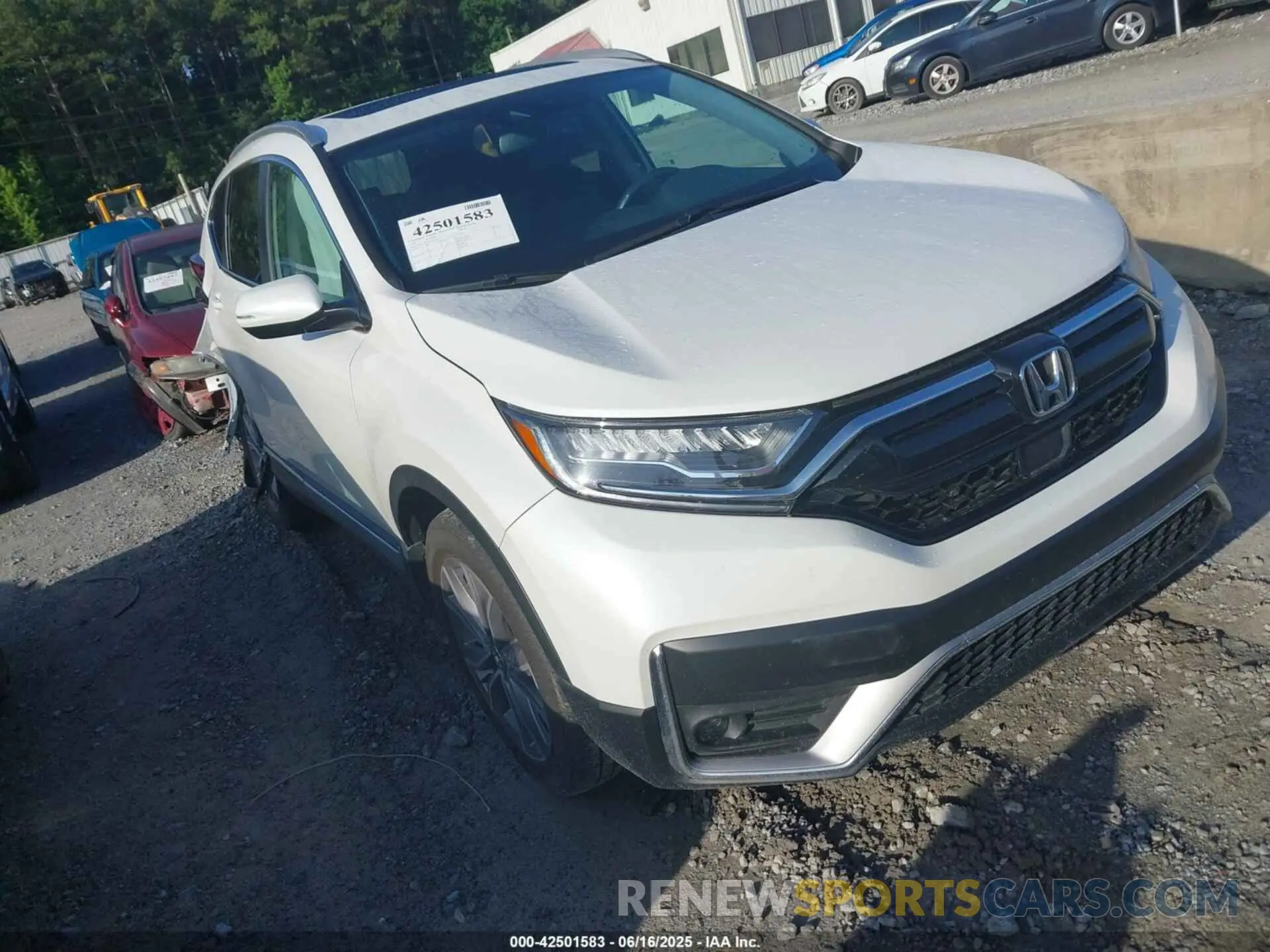 1 Photograph of a damaged car 5J6RW2H95LL002859 HONDA CR-V 2020