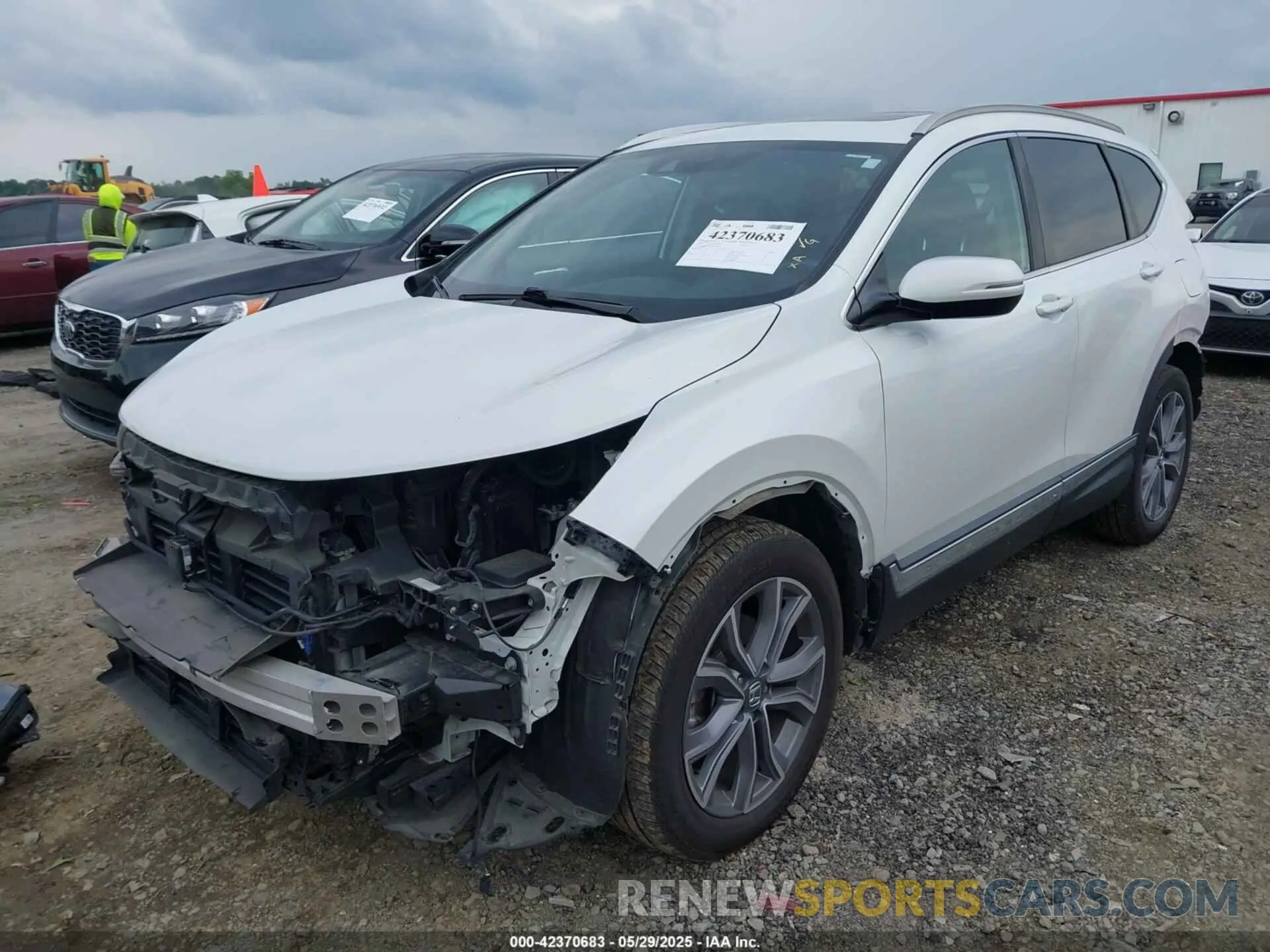 2 Photograph of a damaged car 5J6RW2H96LL012154 HONDA CR-V 2020