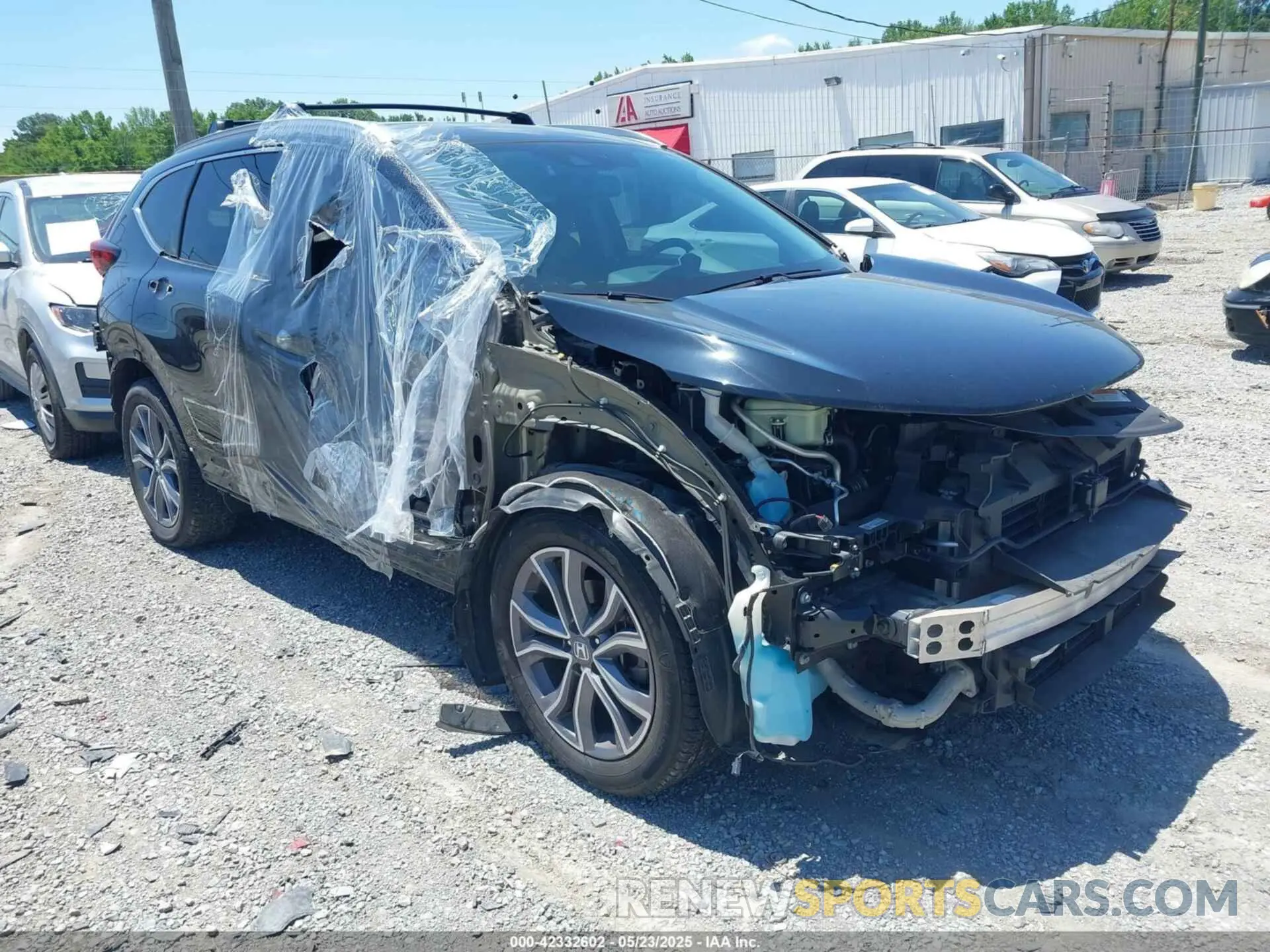 1 Photograph of a damaged car 5J6RW2H97LL012504 HONDA CR-V 2020