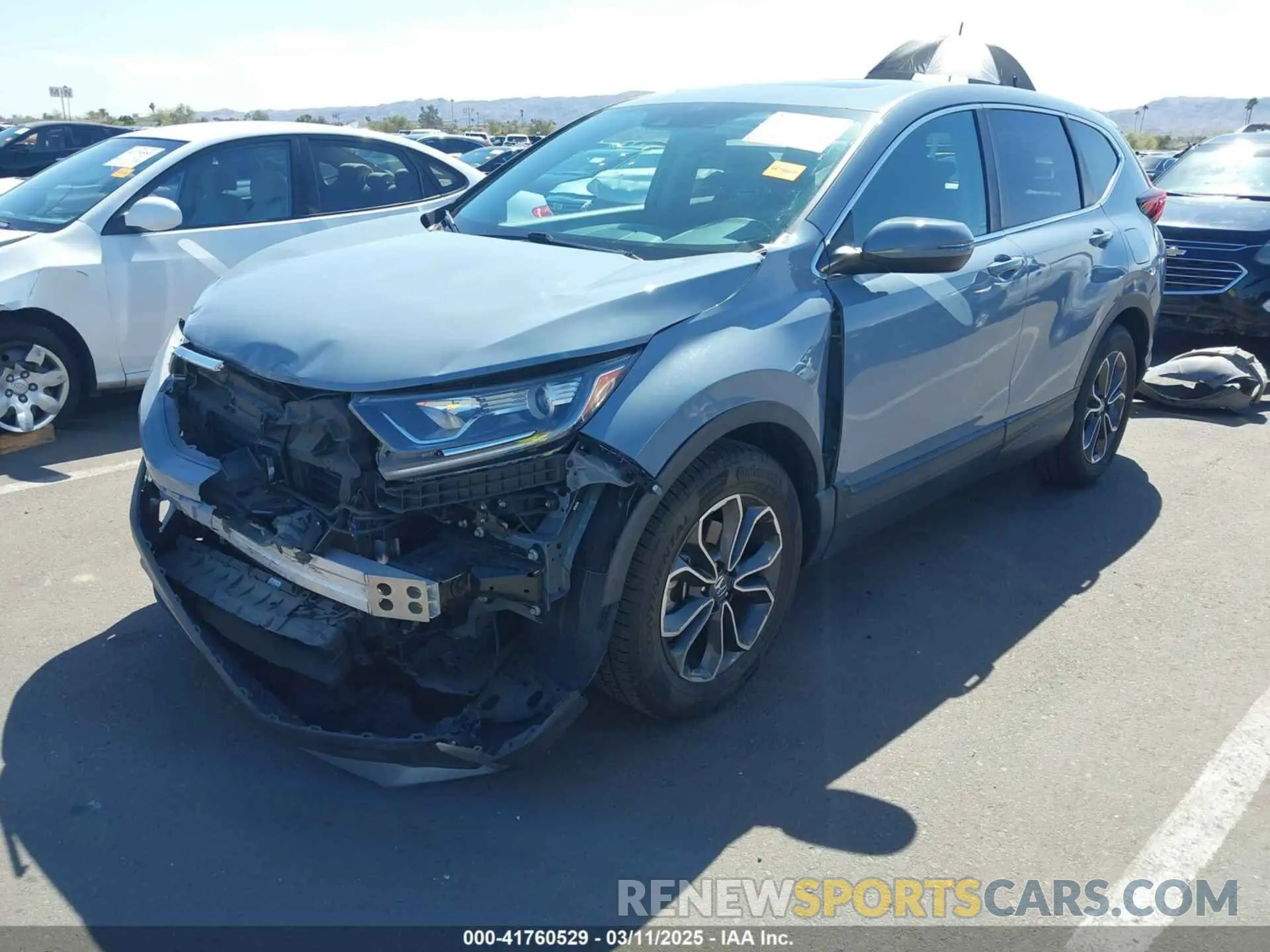 2 Фотография поврежденного автомобиля 7FARW1H53LE003139 HONDA CR-V 2020