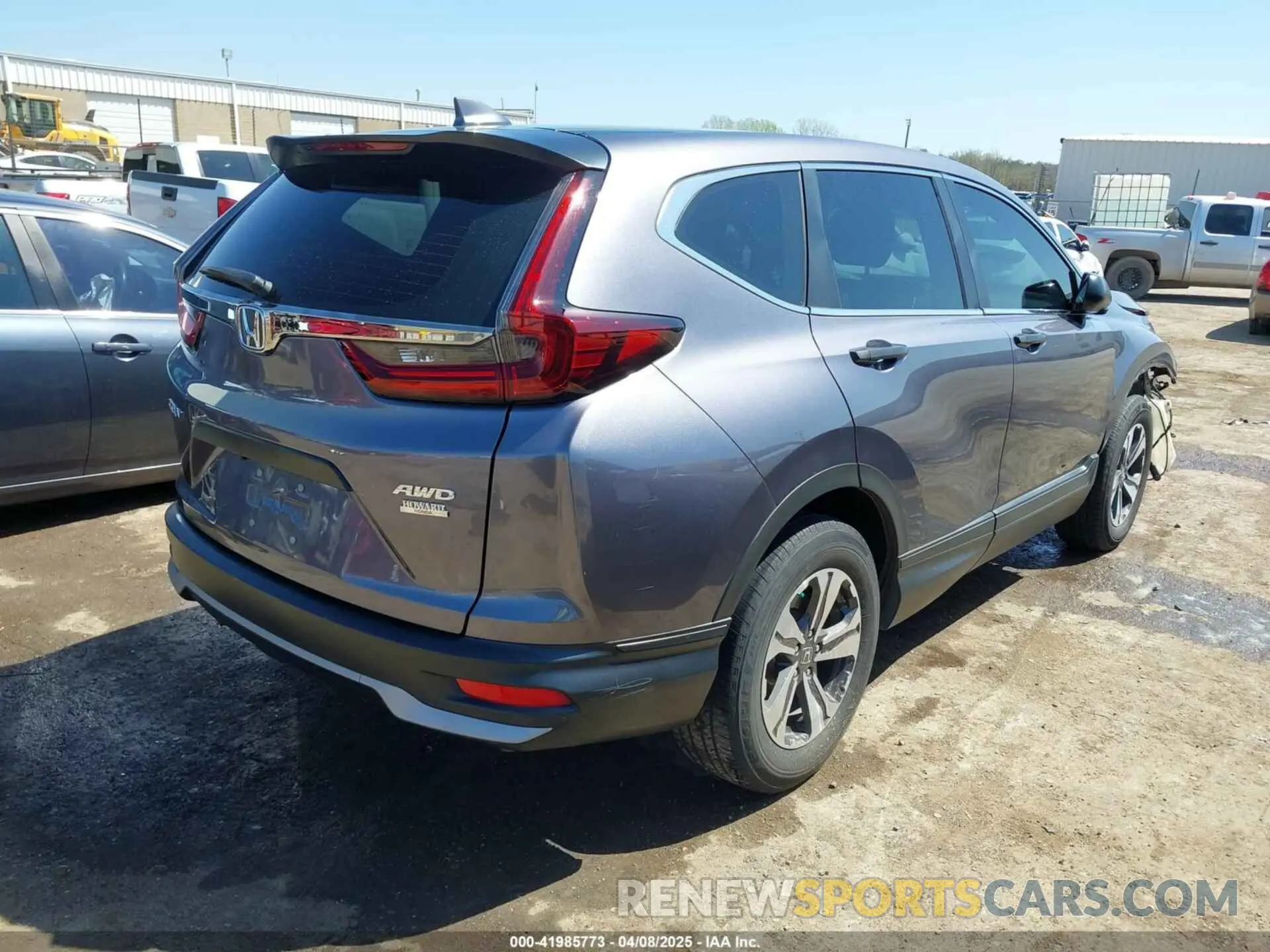 4 Фотография поврежденного автомобиля 7FARW2H26LE007147 HONDA CR-V 2020