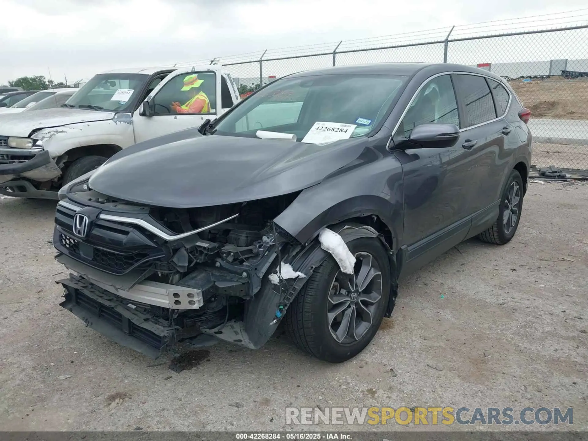 2 Photograph of a damaged car 2HKRW1H51MH403599 HONDA CR-V 2021