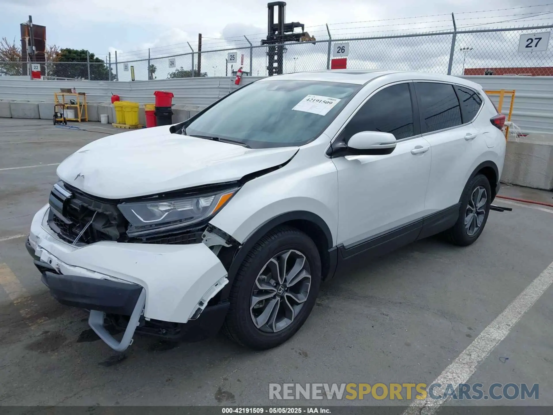 2 Photograph of a damaged car 2HKRW1H51MH423142 HONDA CR-V 2021