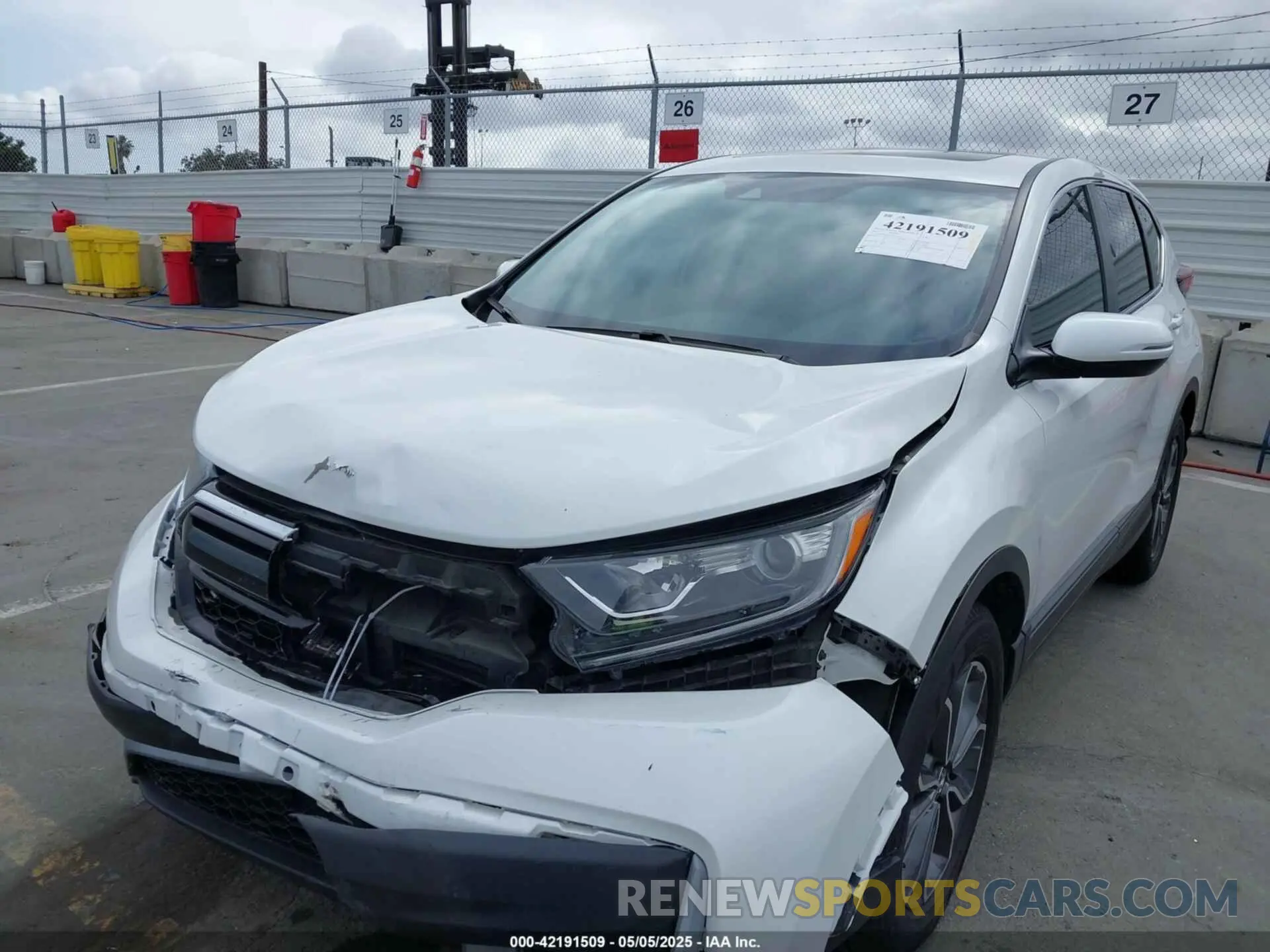 6 Photograph of a damaged car 2HKRW1H51MH423142 HONDA CR-V 2021