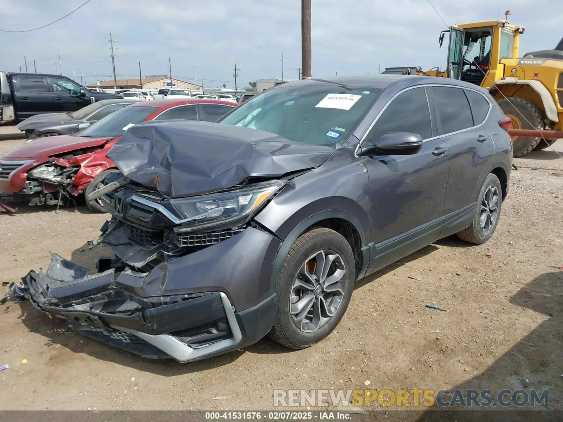 2 Фотография поврежденного автомобиля 2HKRW1H52MH423974 HONDA CR-V 2021