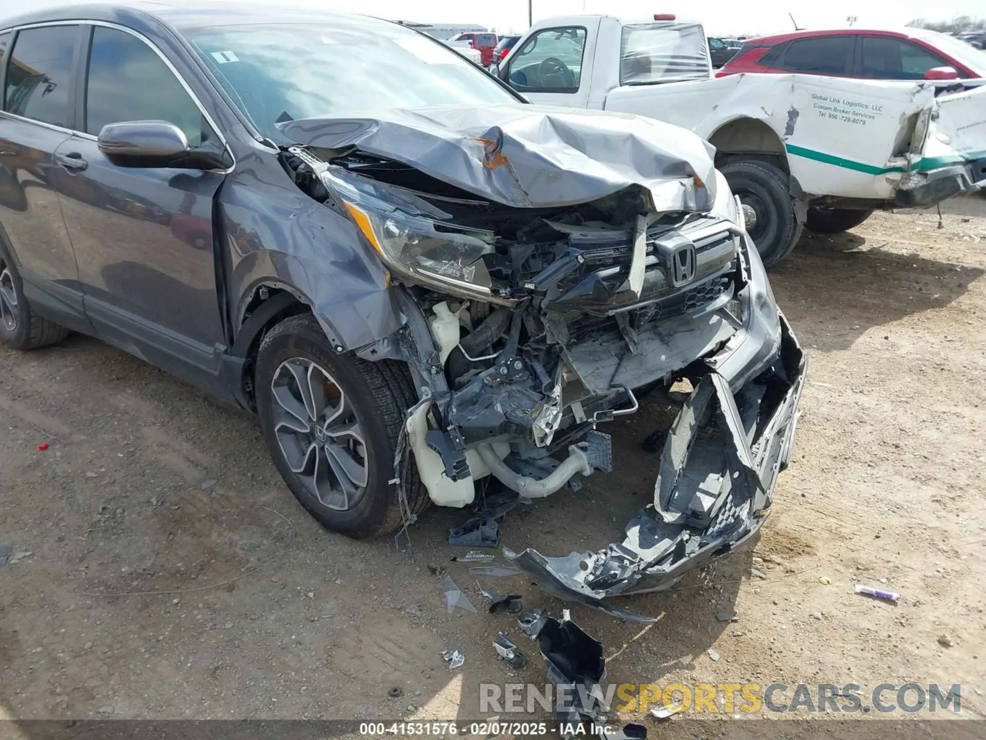 6 Фотография поврежденного автомобиля 2HKRW1H52MH423974 HONDA CR-V 2021