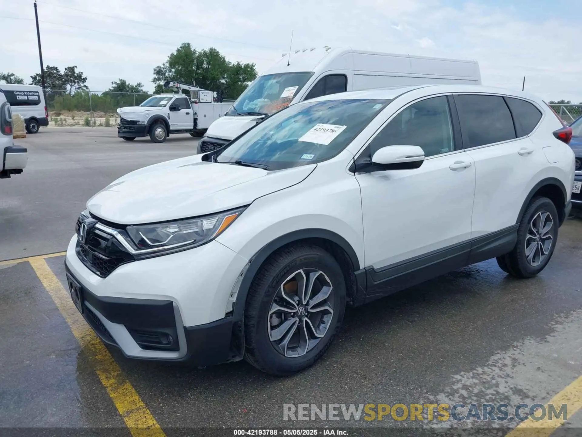 2 Фотография поврежденного автомобиля 2HKRW1H57MH411528 HONDA CR-V 2021