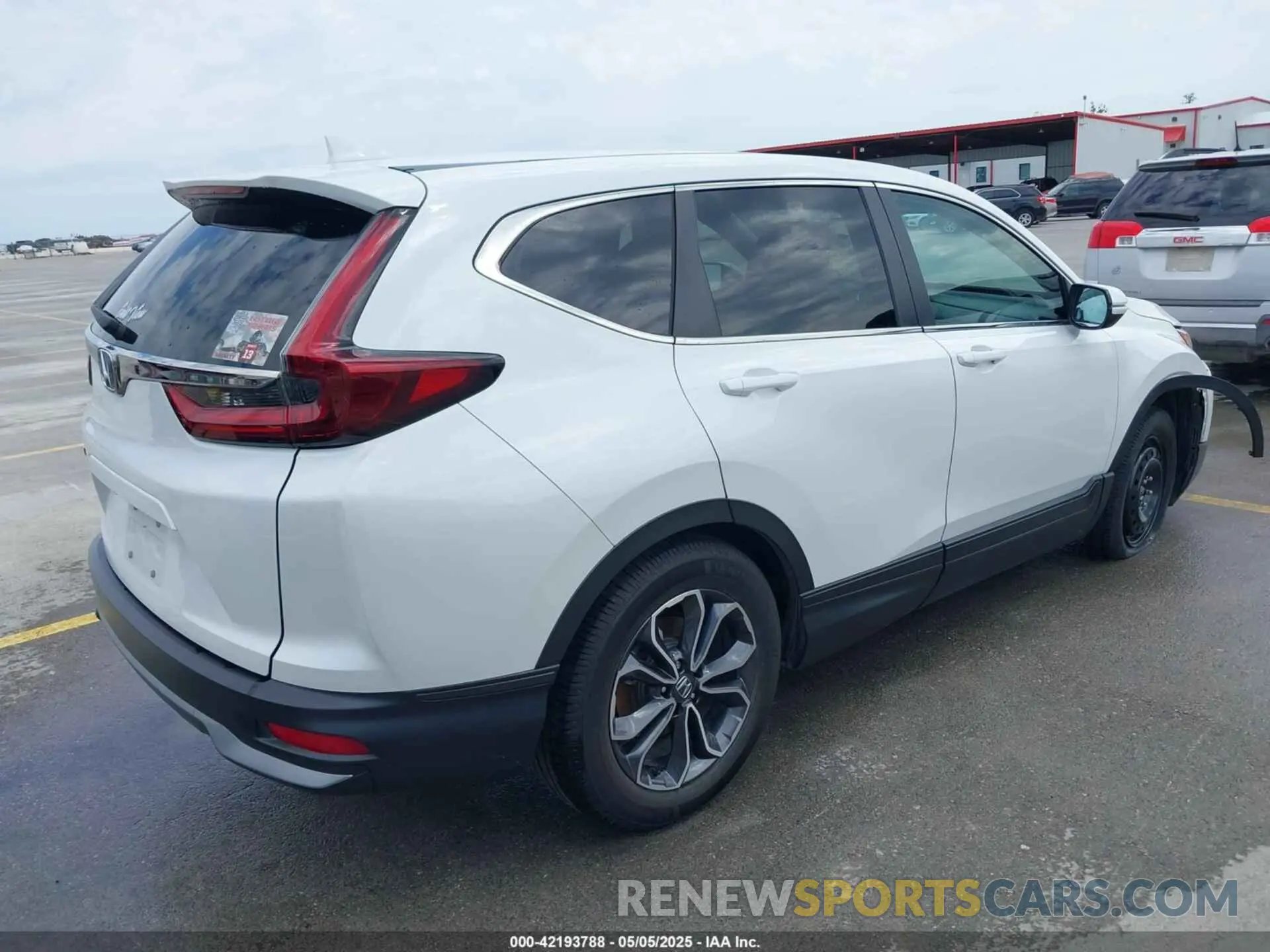 4 Фотография поврежденного автомобиля 2HKRW1H57MH411528 HONDA CR-V 2021