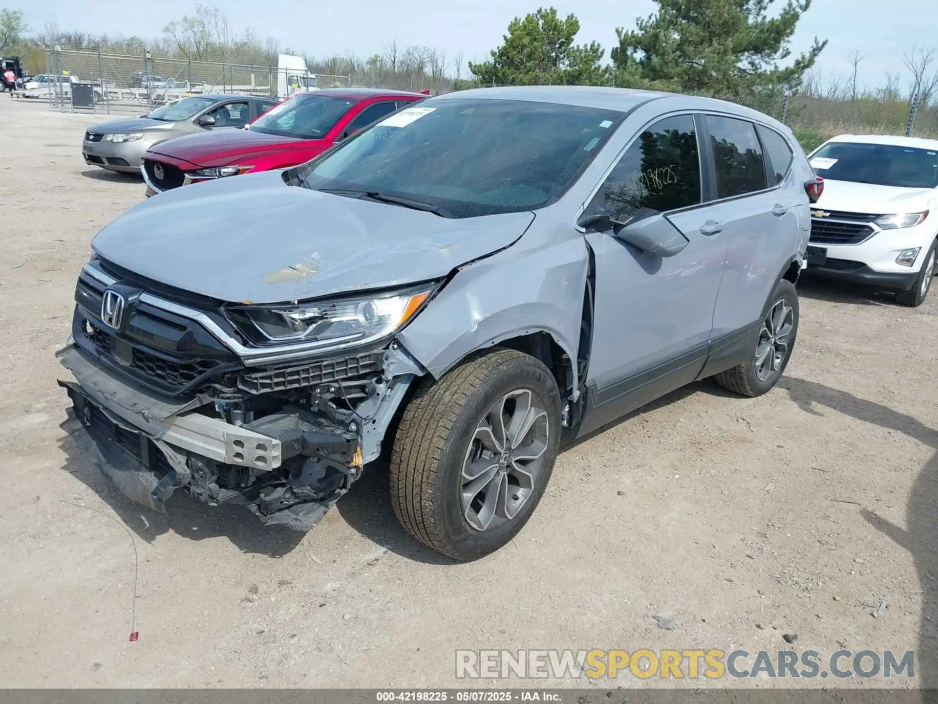 2 Photograph of a damaged car 2HKRW1H58MH404619 HONDA CR-V 2021