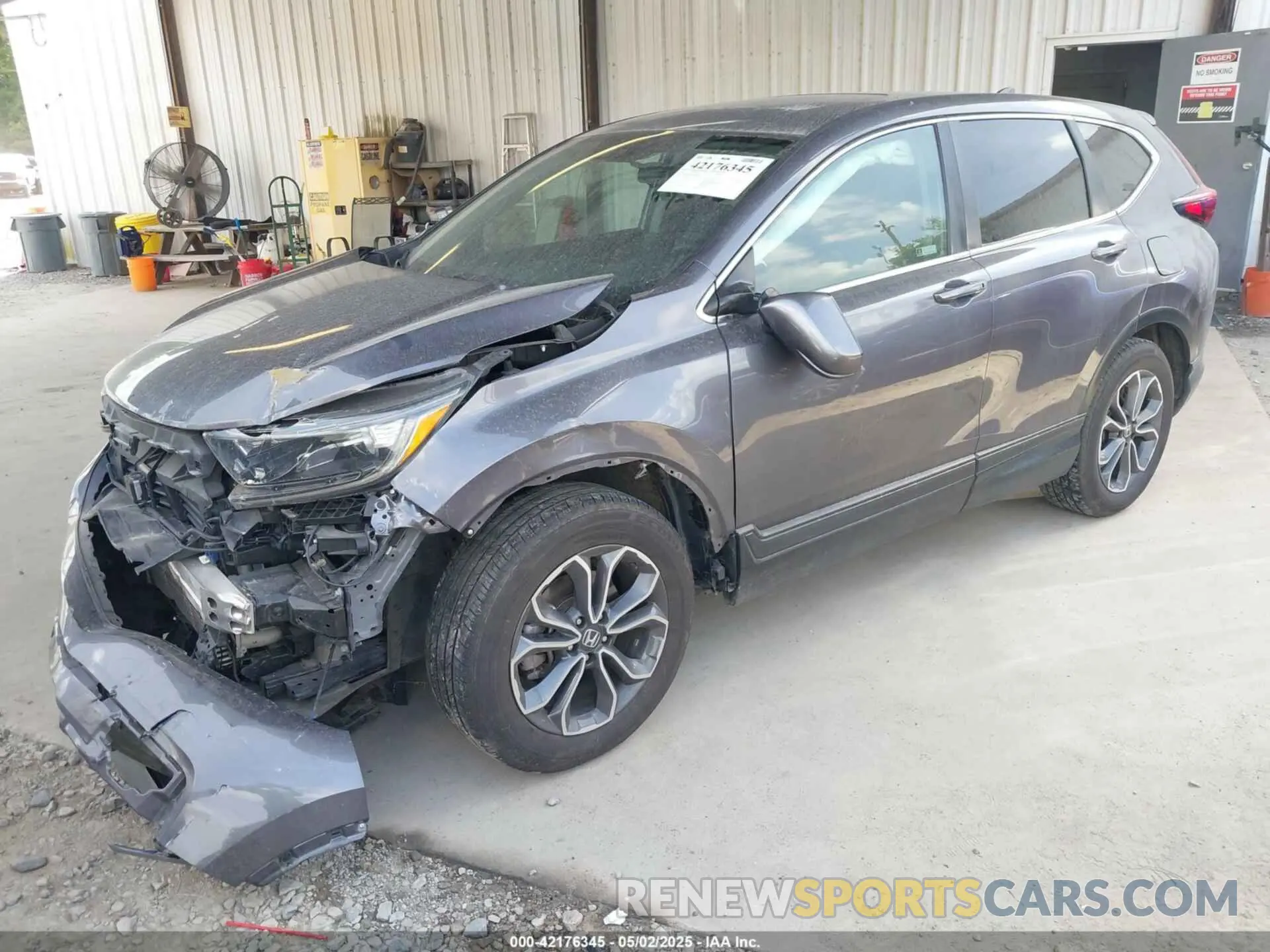 2 Photograph of a damaged car 2HKRW1H58MH426085 HONDA CR-V 2021