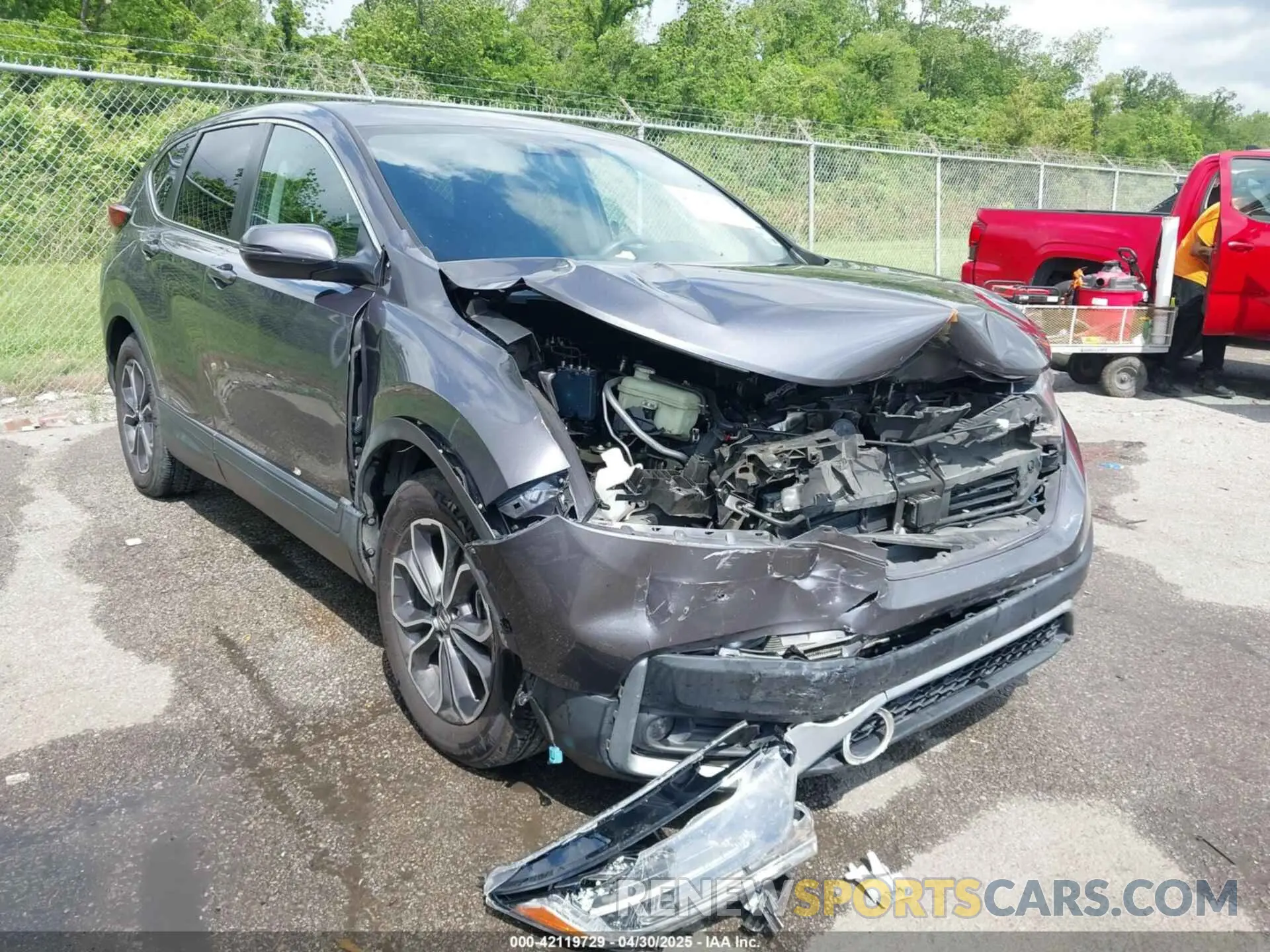 1 Photograph of a damaged car 2HKRW1H5XMH423270 HONDA CR-V 2021