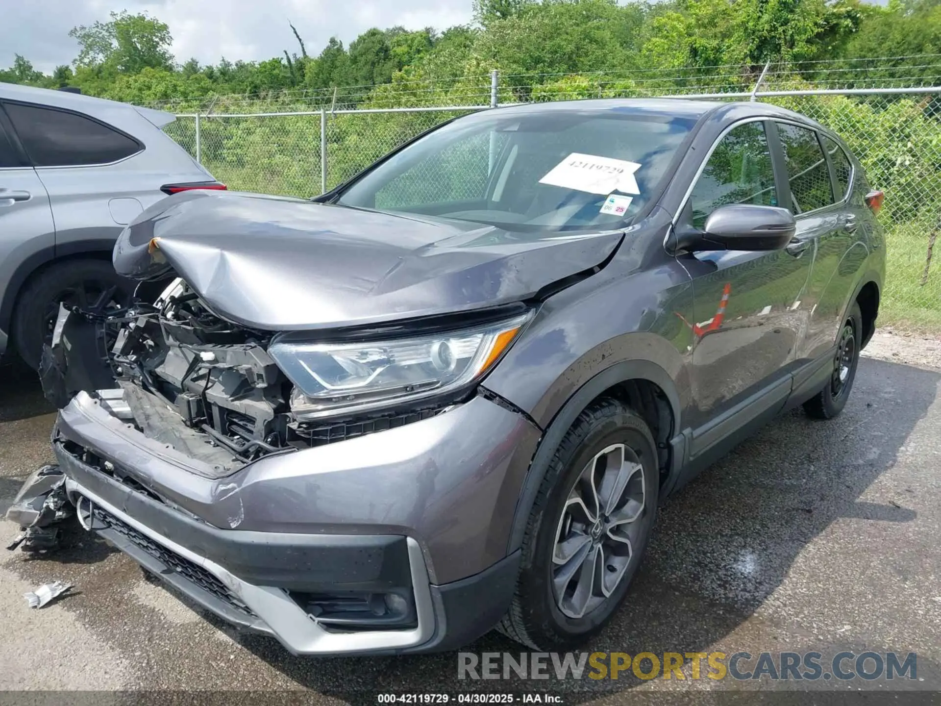 2 Photograph of a damaged car 2HKRW1H5XMH423270 HONDA CR-V 2021