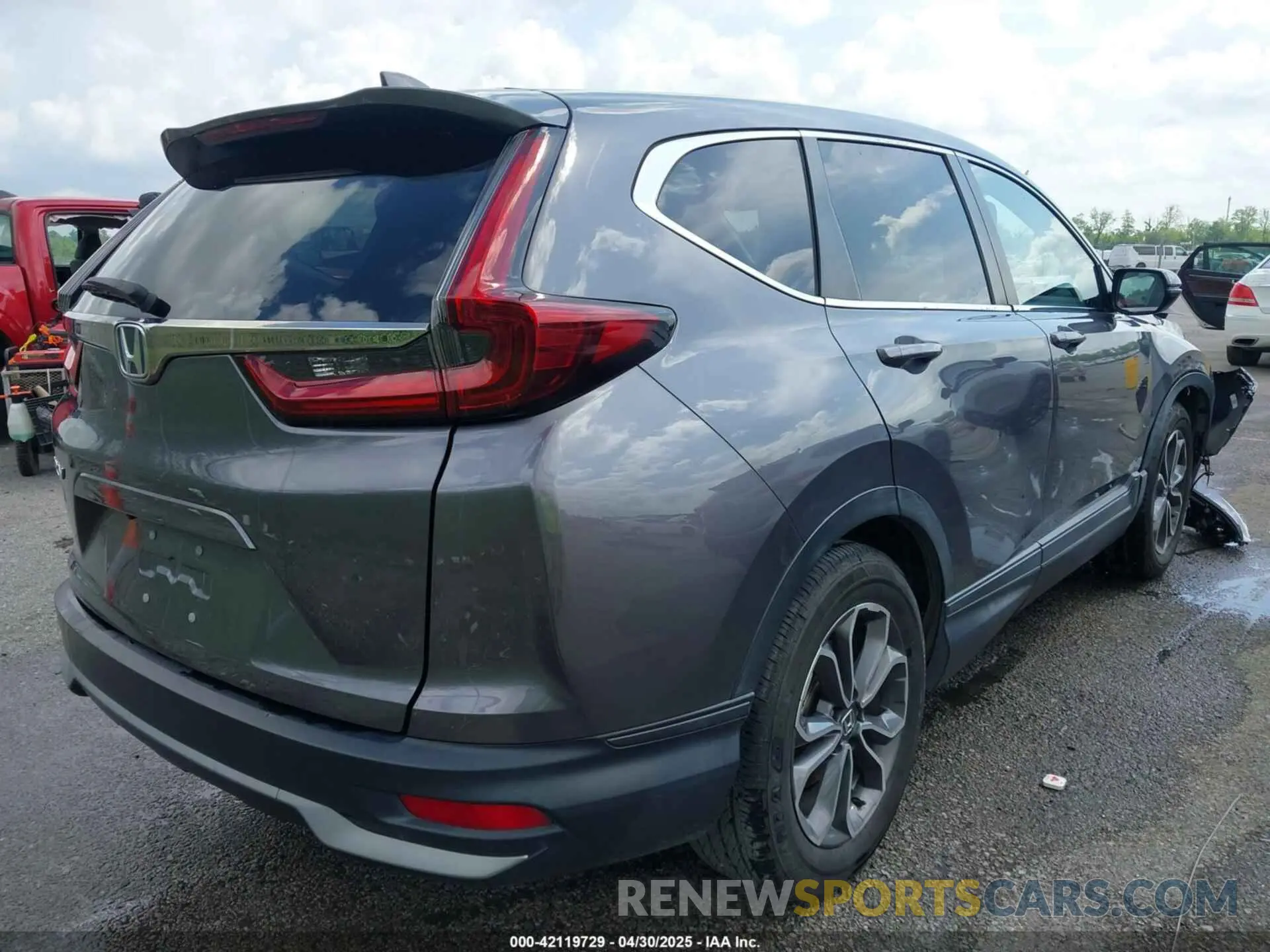 4 Photograph of a damaged car 2HKRW1H5XMH423270 HONDA CR-V 2021