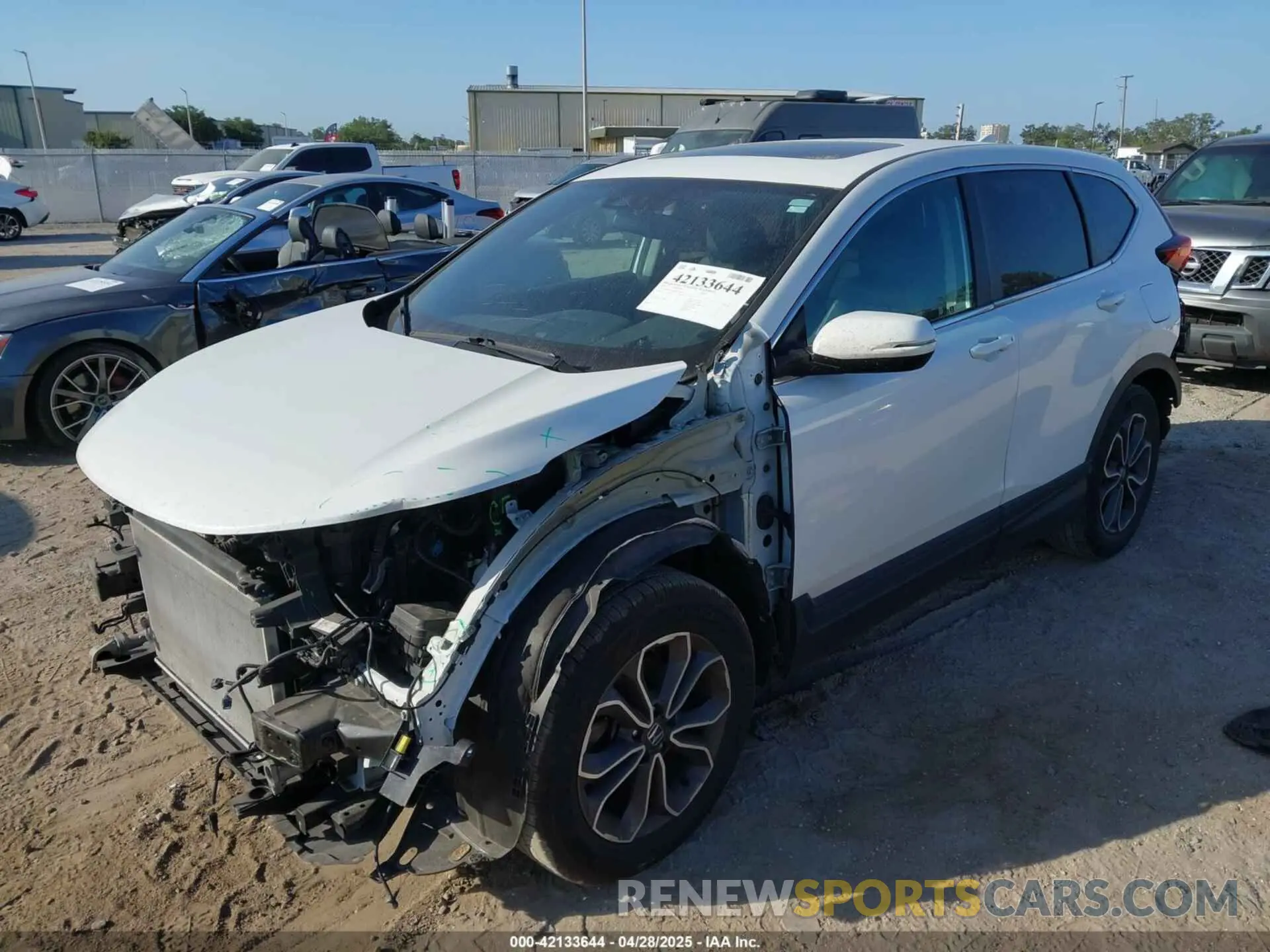 2 Фотография поврежденного автомобиля 2HKRW1H81MH401068 HONDA CR-V 2021