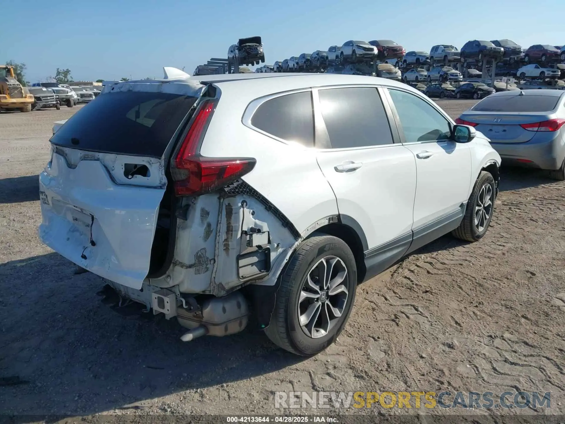 4 Фотография поврежденного автомобиля 2HKRW1H81MH401068 HONDA CR-V 2021