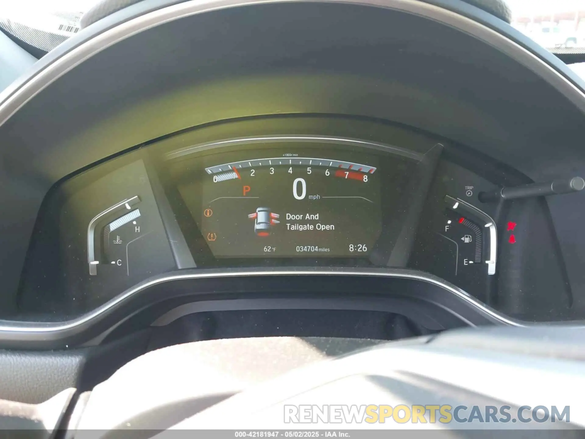 7 Фотография поврежденного автомобиля 2HKRW1H86MH423633 HONDA CR-V 2021