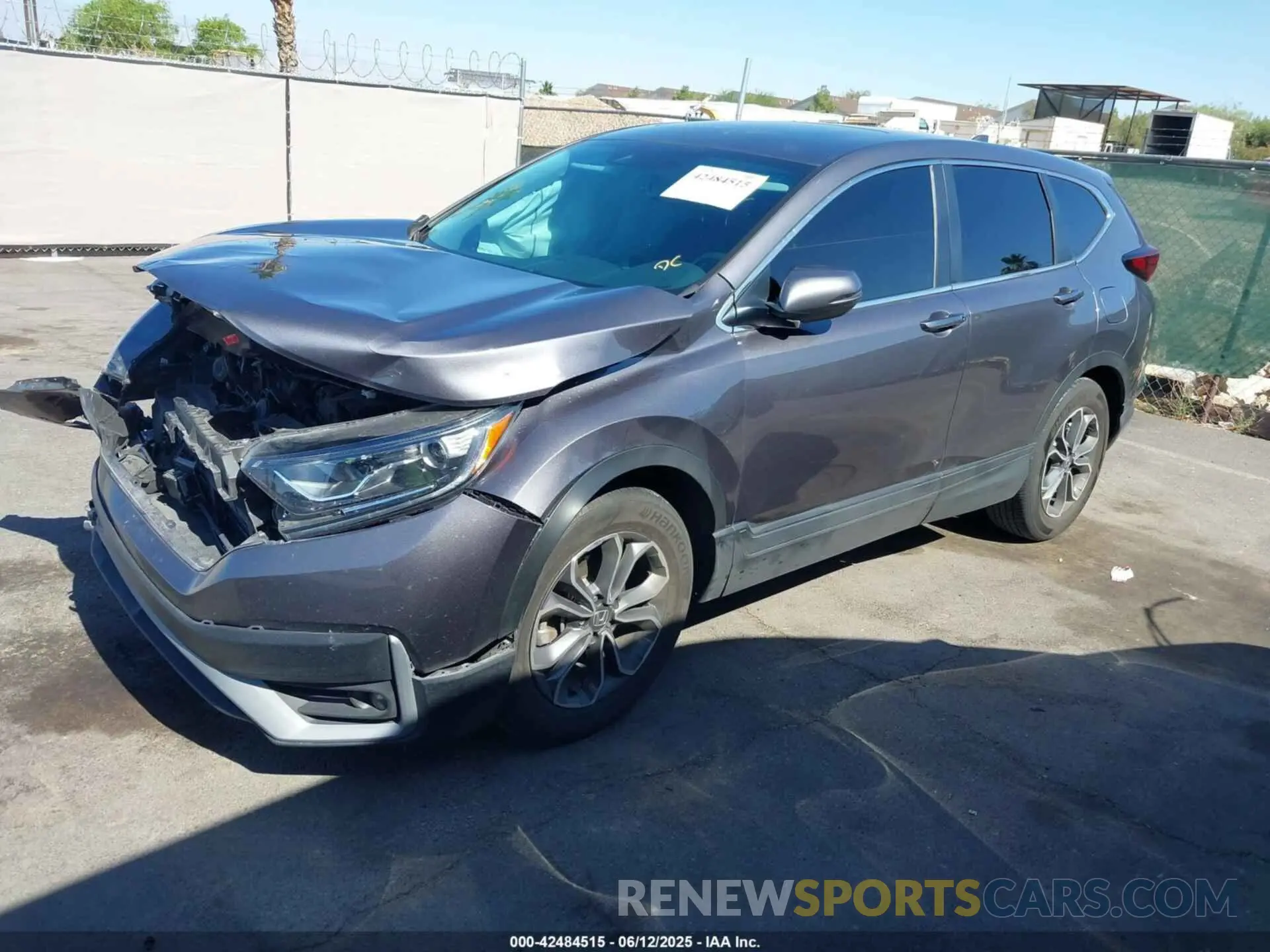 2 Photograph of a damaged car 2HKRW1H88MH423939 HONDA CR-V 2021
