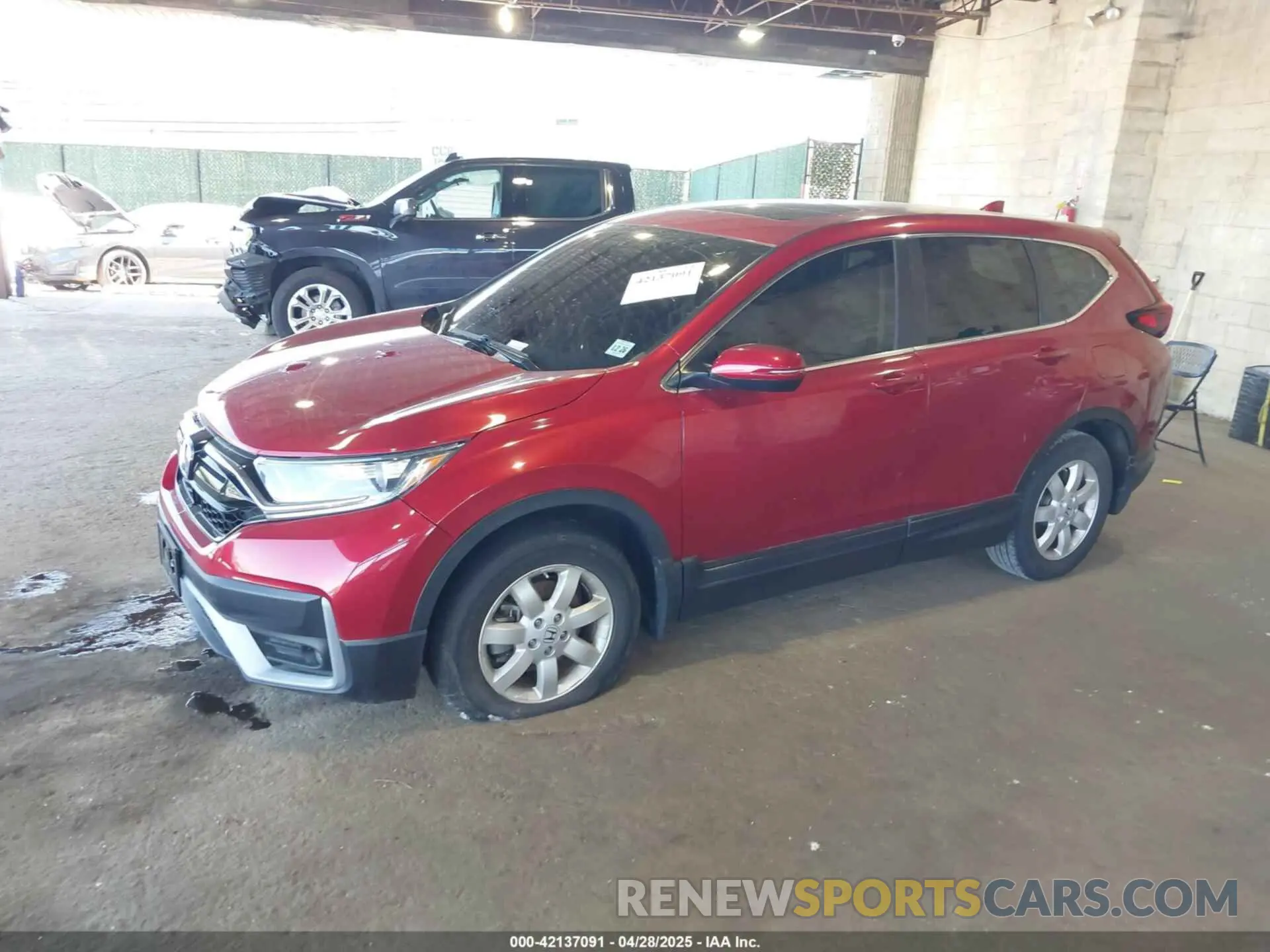 2 Photograph of a damaged car 2HKRW1H89MH423688 HONDA CR-V 2021