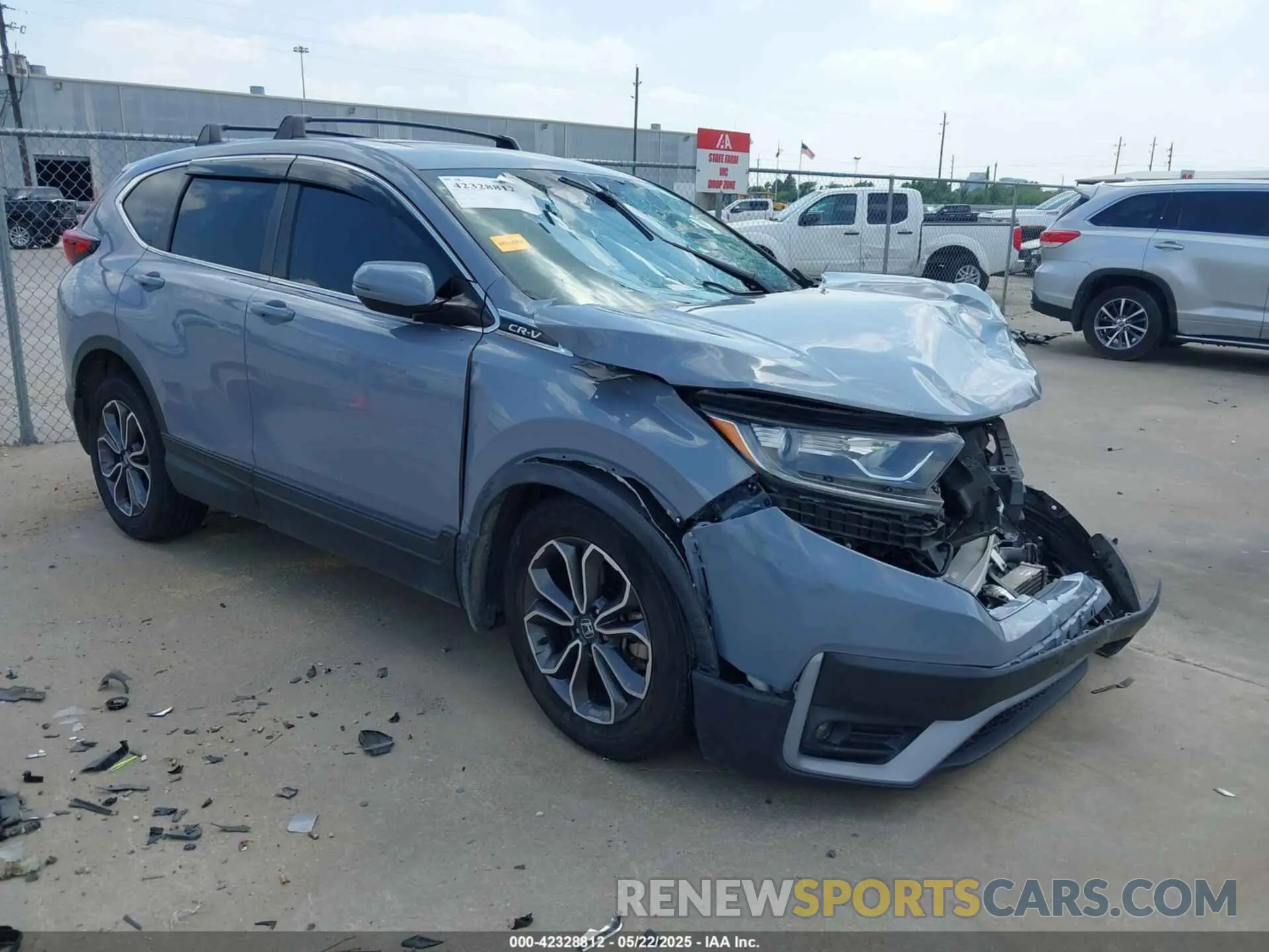 1 Photograph of a damaged car 2HKRW1H8XMH409296 HONDA CR-V 2021