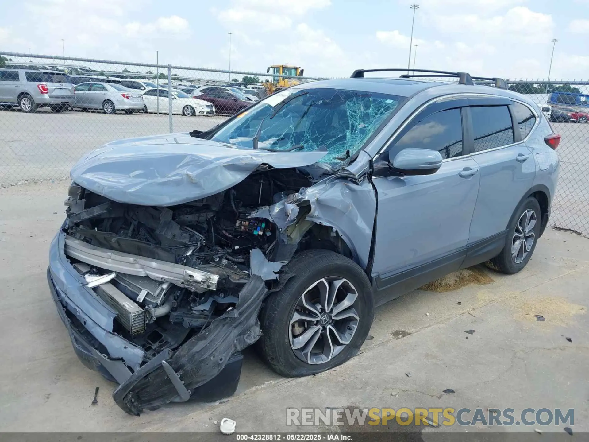 2 Photograph of a damaged car 2HKRW1H8XMH409296 HONDA CR-V 2021