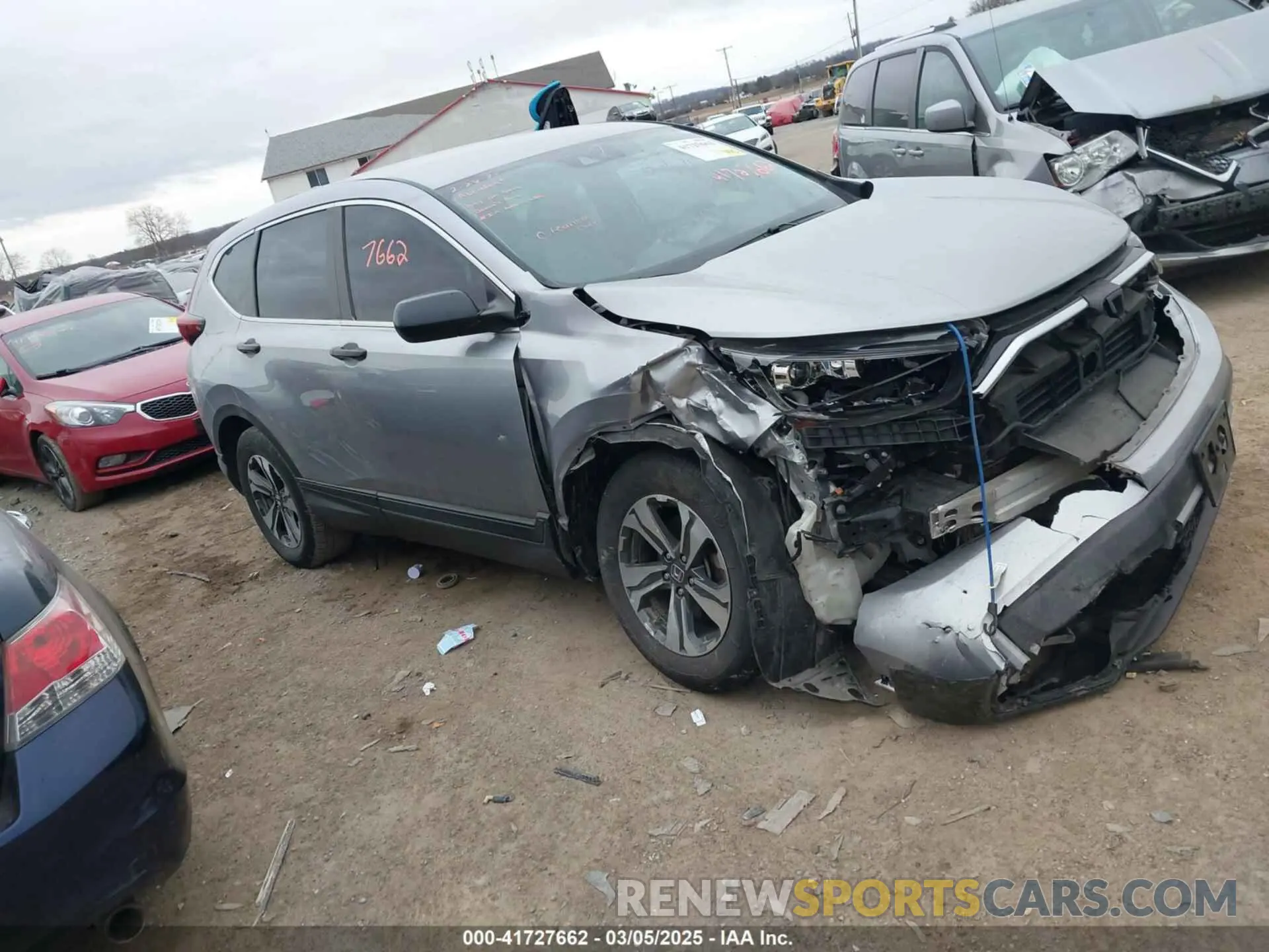 1 Photograph of a damaged car 2HKRW2H29MH632804 HONDA CR-V 2021