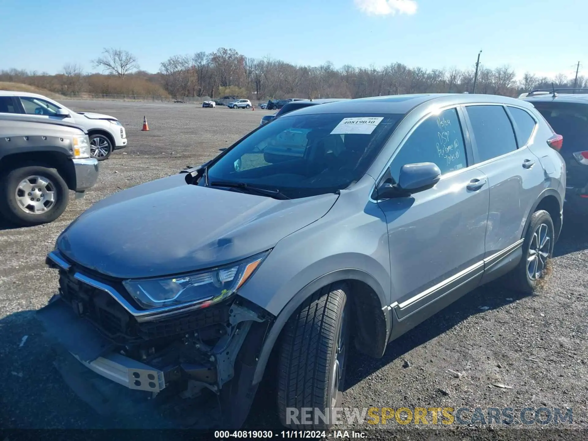 2 Photograph of a damaged car 2HKRW2H53MH636650 HONDA CR-V 2021