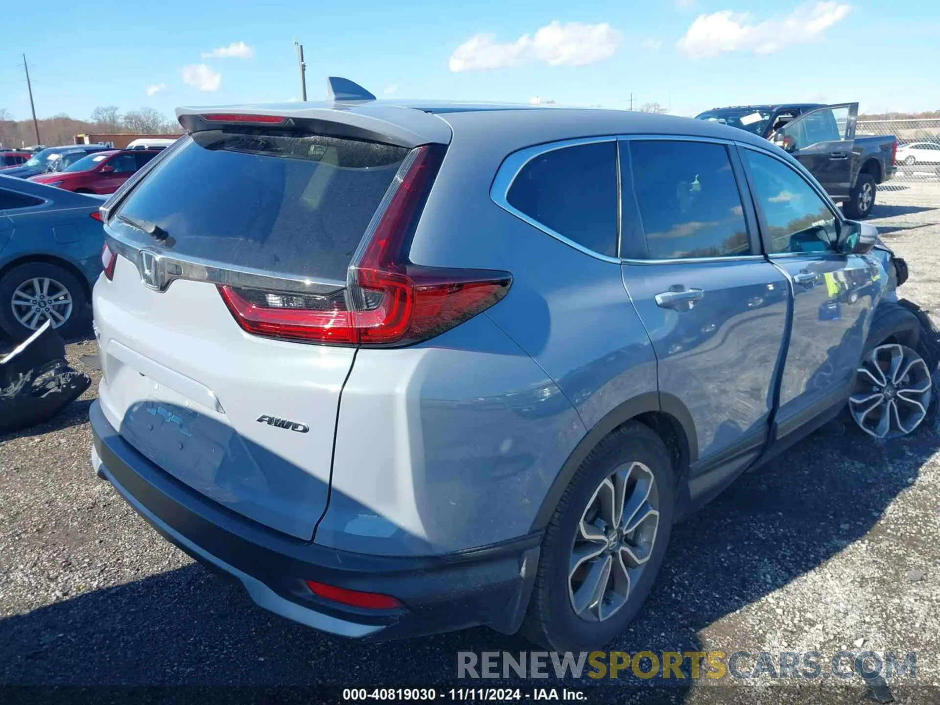 4 Photograph of a damaged car 2HKRW2H53MH636650 HONDA CR-V 2021